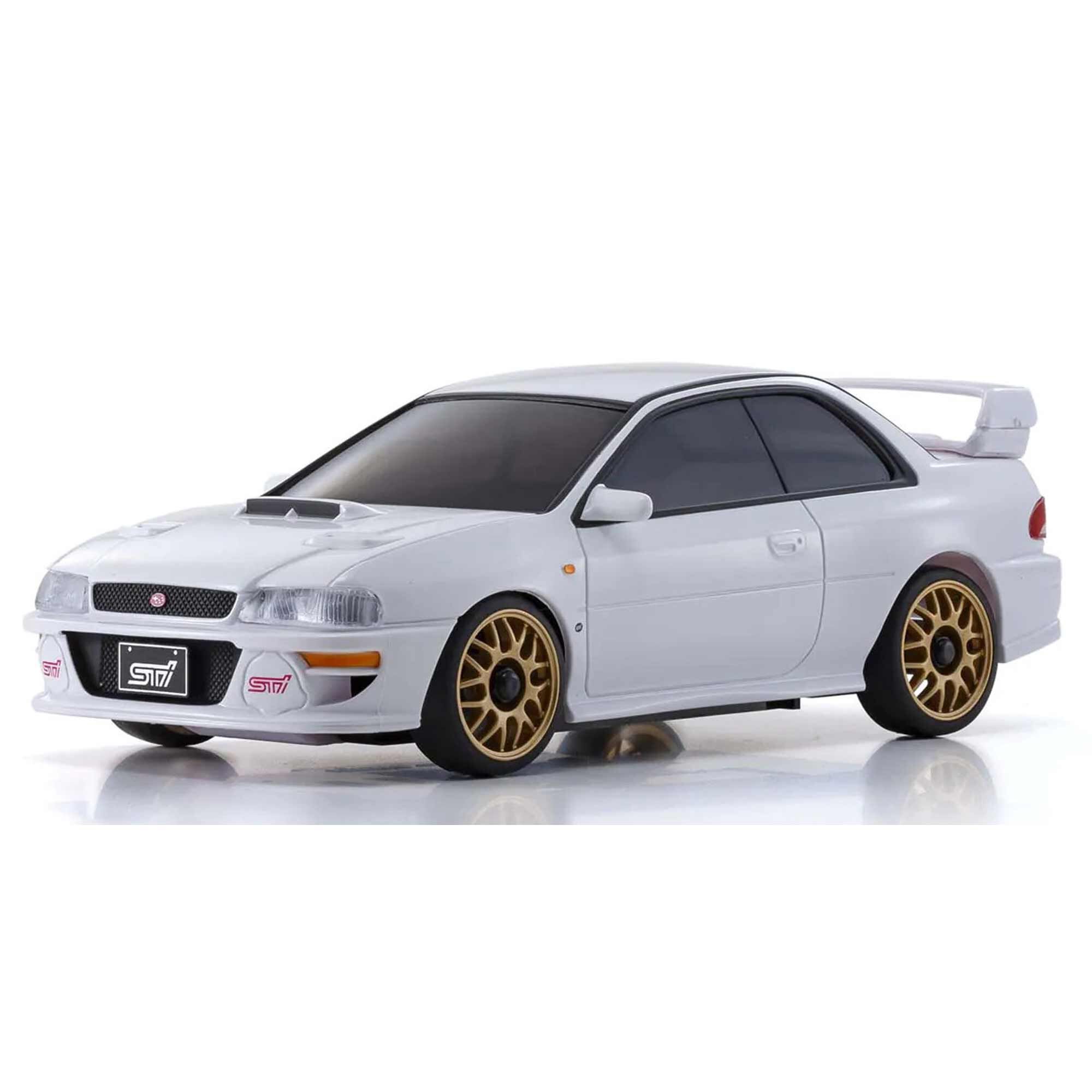 Kyosho 1/28 Subaru Inpreza 22B-STi MINI-Z AWD RTR, White