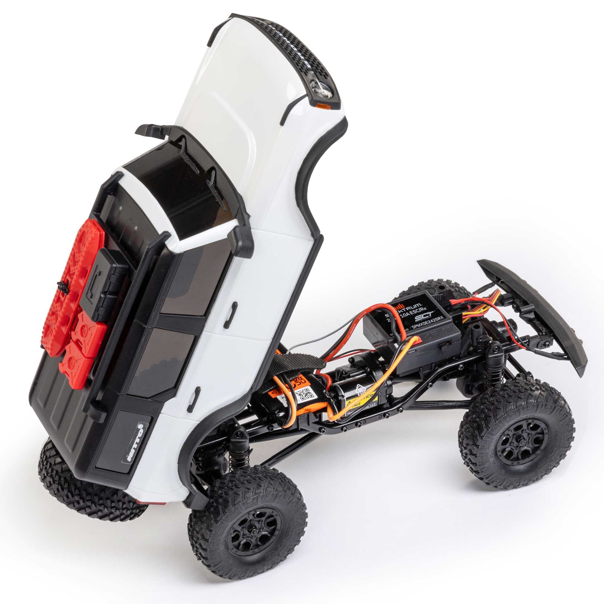 Axial 1/24 SCX24 Ford Bronco 4X4 RTR Brushed Rock Crawler (Battery & Charger Included), White