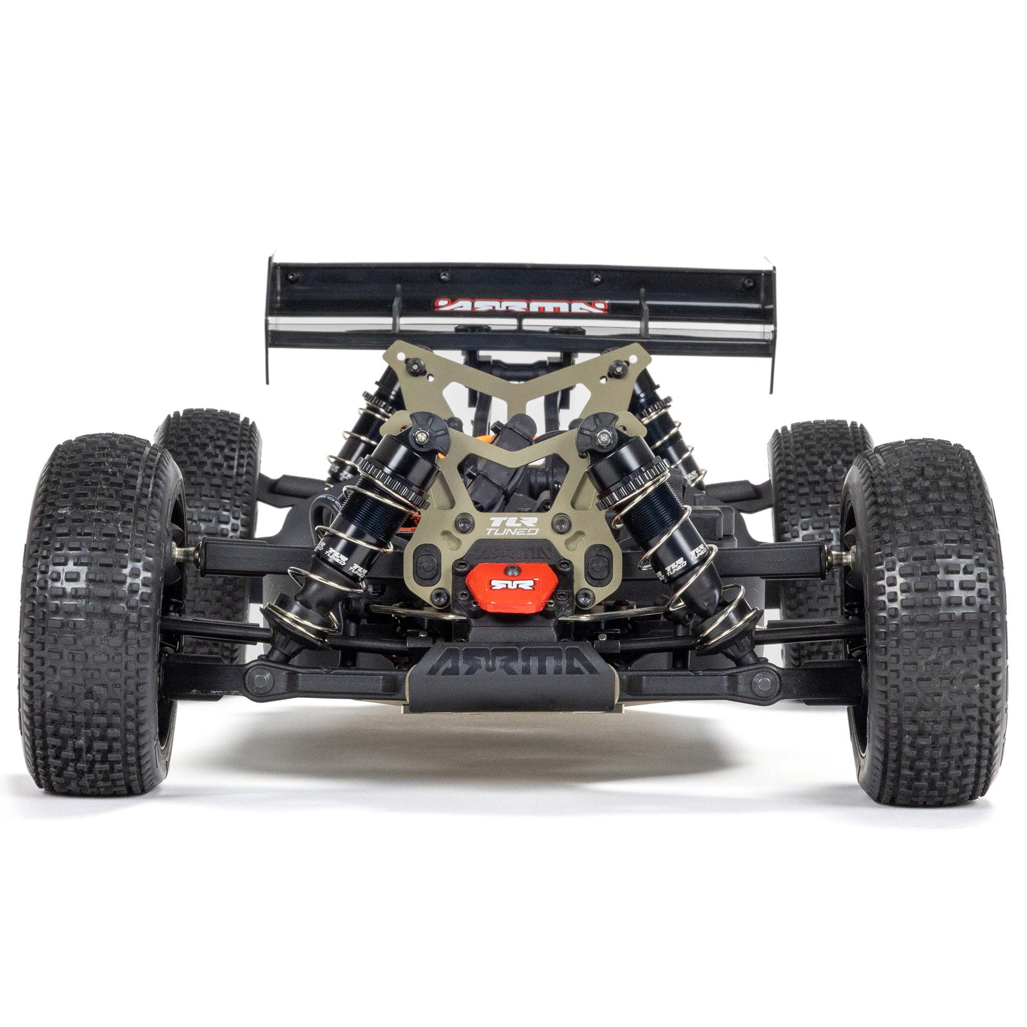 ARRMA 1/8 TYPHON 6S TLR Tuned 4X4 RTR Brushless Buggy, Red/Blue