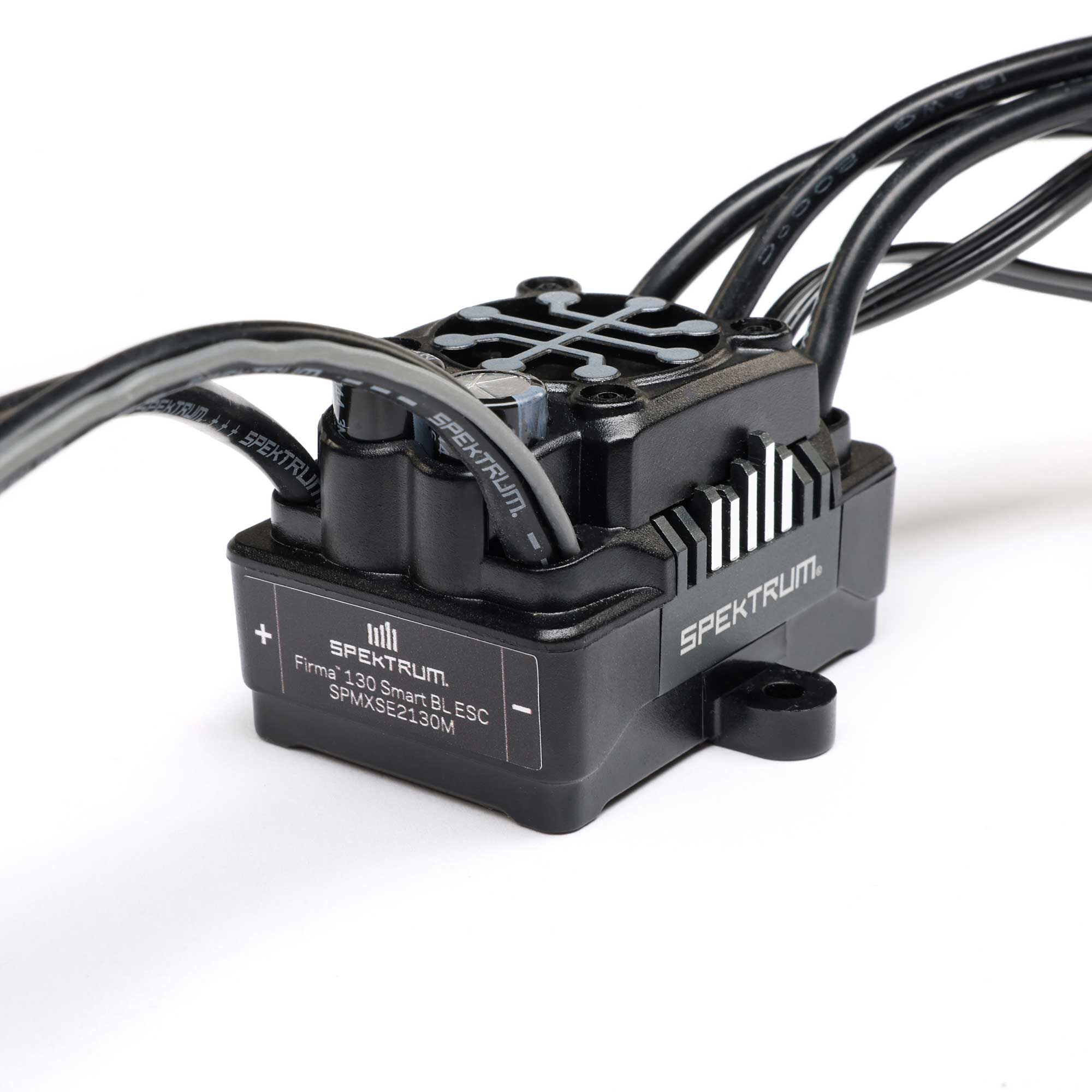 Spektrum Accessories Firma 130A Black Edition Brushless Smart ESC, 2S-4S: LMT 2.0