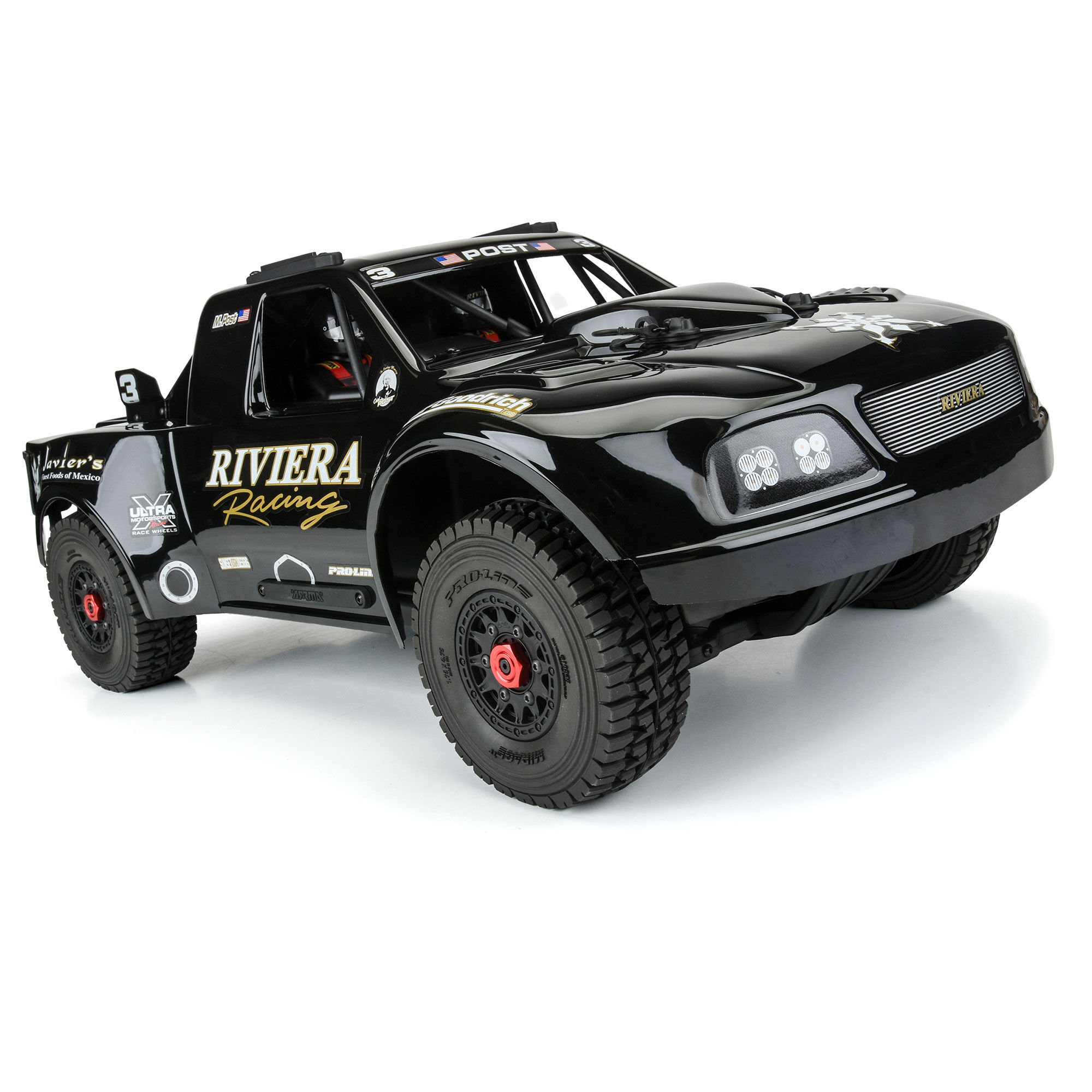 Pro-Line Racing 1/8 Pre-Cut 1997 Ford F-150 Trophy Truck Riviera Black Body: Mojave