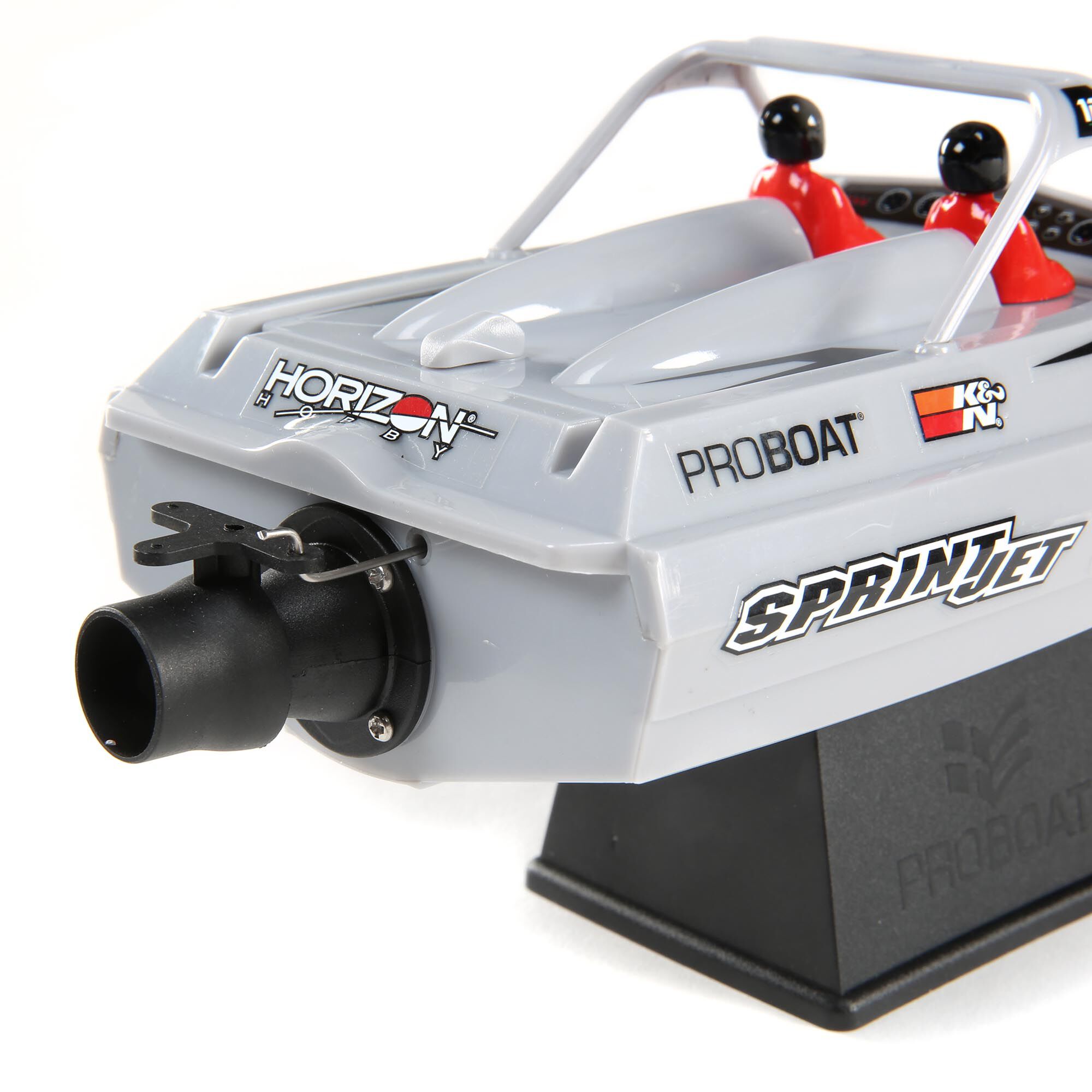 Pro Boat Sprintjet 9" Self-Righting Deep-V Jet Boat Brushed RTR, Silver