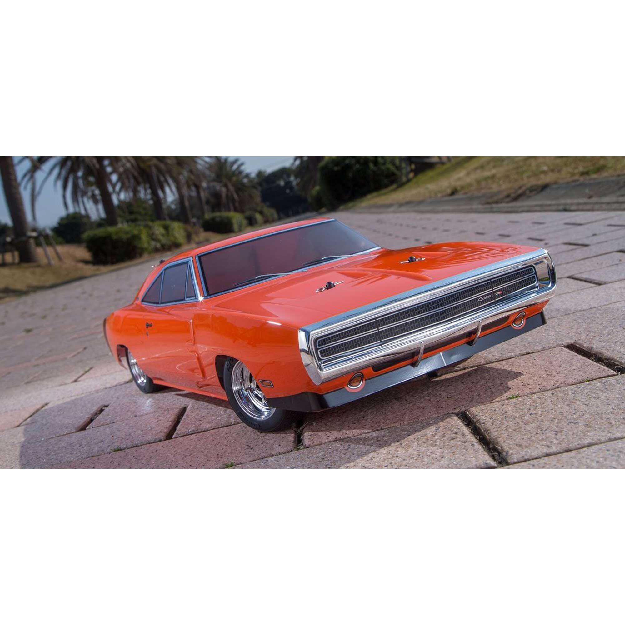 Kyosho 1/10 Fazer Mk2 Dodge Charger 1970 Hemi On-Road Tourning Car RTR, Orange
