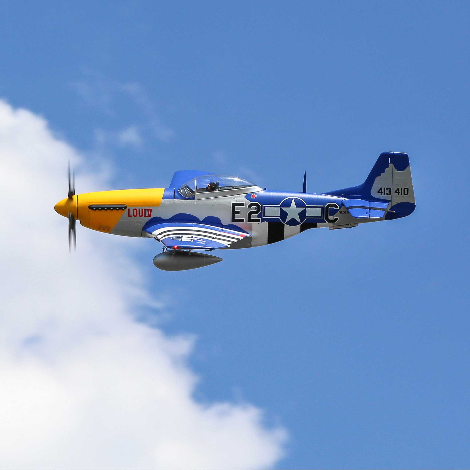 E-flite P-51D Mustang 1.5m BNF Basic Combo