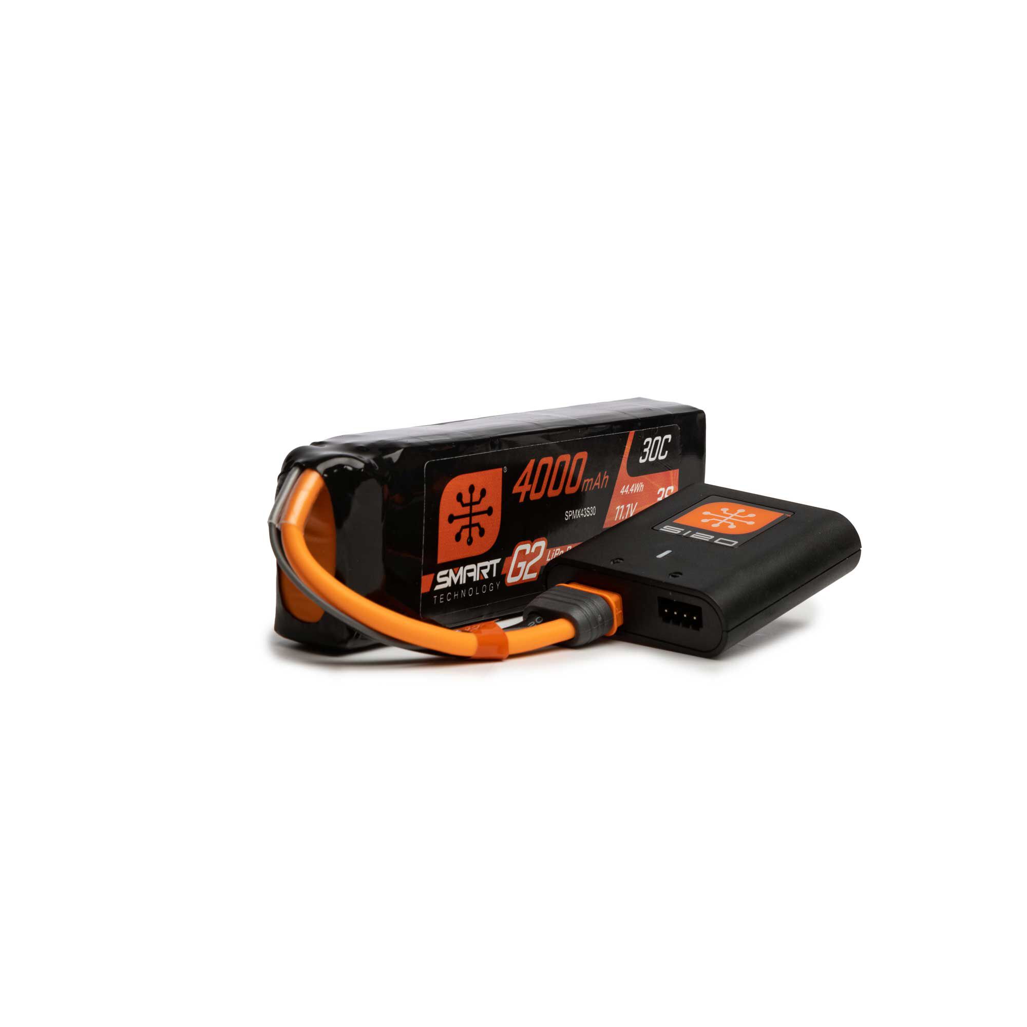 Spektrum Accessories Smart Powerstage Air Bundle: 4000mAh 3S G2 LiPo Battery / S120 Charger