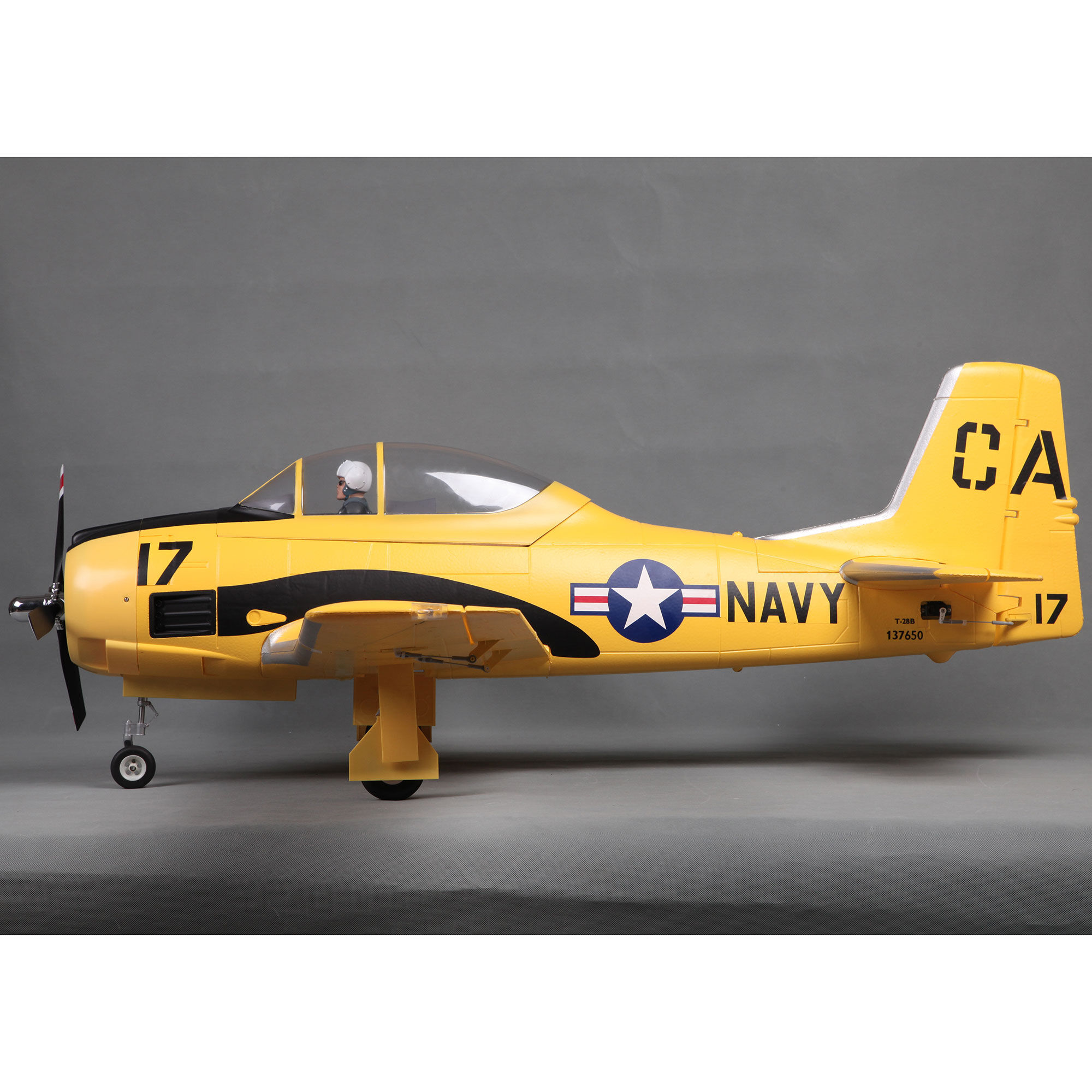 FMS T-28D Trojan V4 Yellow PNP, 1400mm