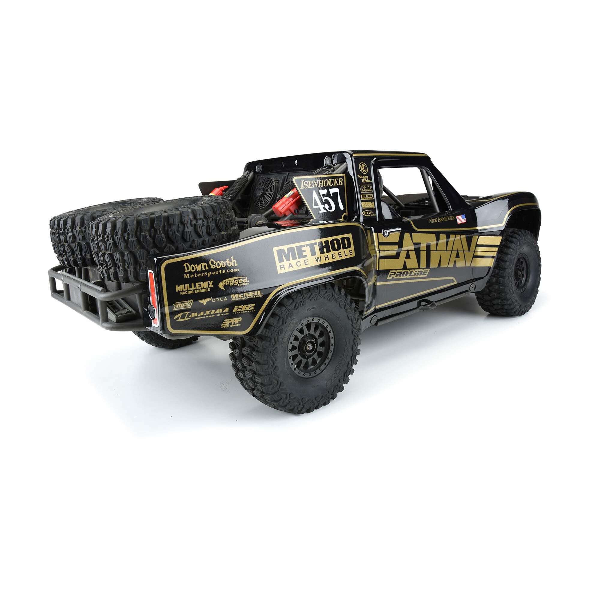 Pro-Line Racing 1/7 Pre-Cut 1967 Ford F-100 Heat Wave Black: Unlimited Desert Racer