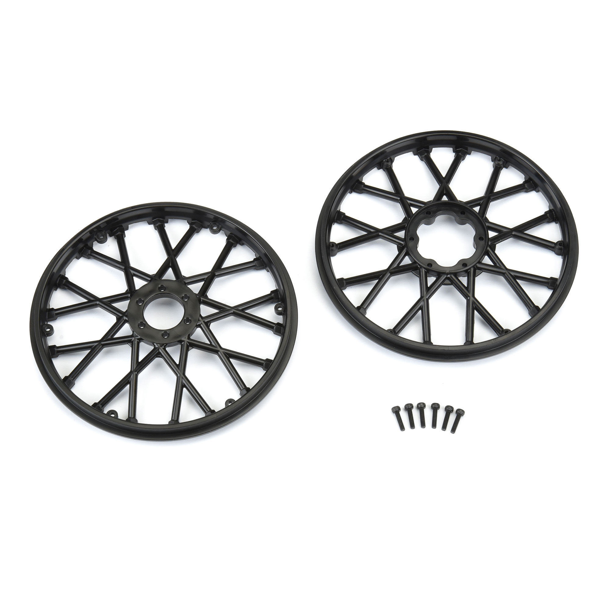 Pro-Line Racing 1/4 Bullyspoke V2 Bead Front Wheel Black: Promoto-MX