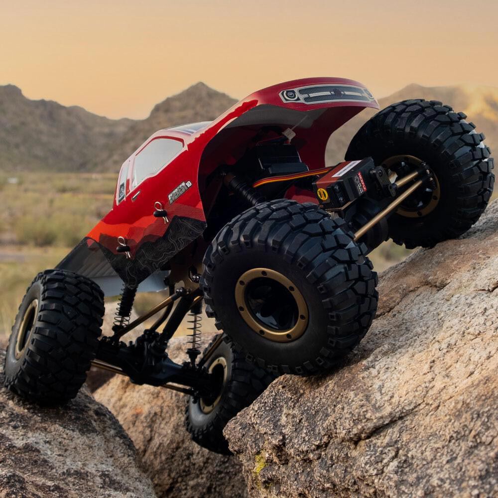 Redcat Racing 1/10 Everest-10 4WD Rock Crawler Brushed RTR, Red/Black