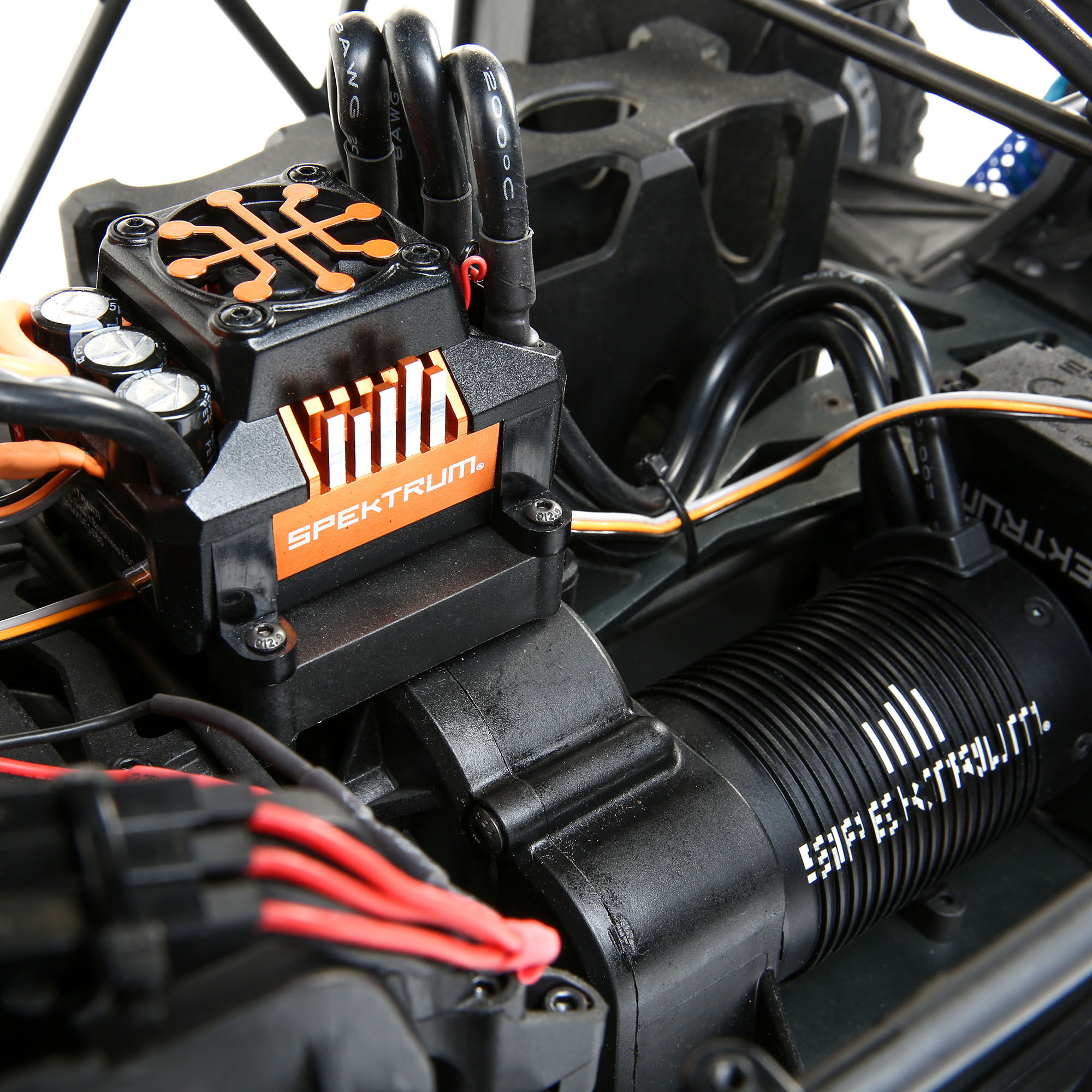 Losi 1/6 Super Baja Rey King Shocks 8S 4X4 RTR Brushless Desert Truck, Blue