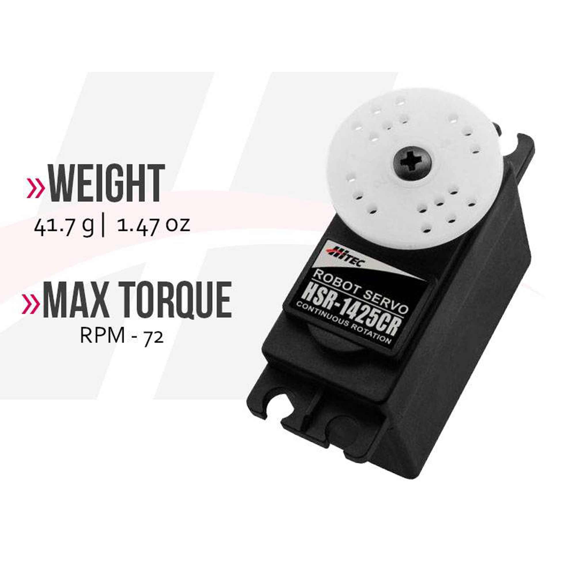 Hitec RCD Inc. HS-1425 Standard Analog Continuous Rotation Robot Servo