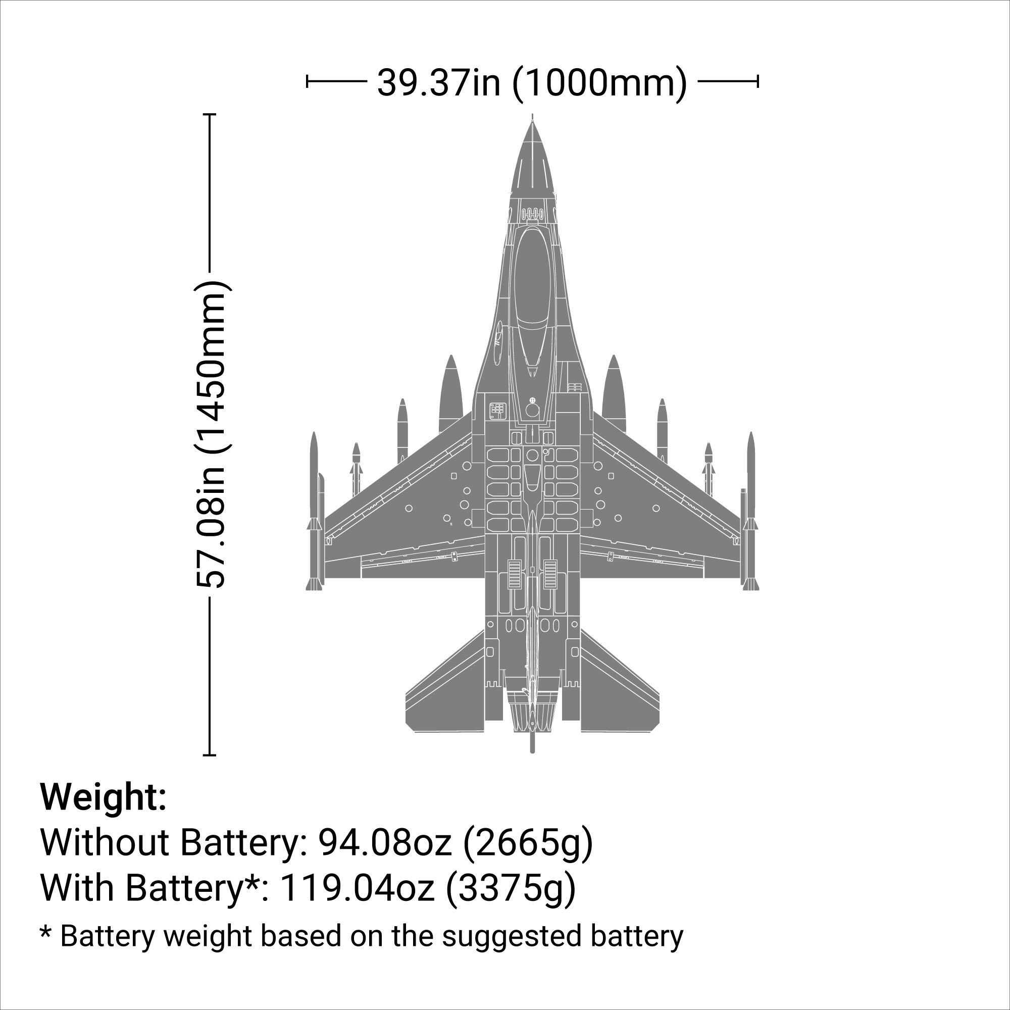 E-flite F-16 Falcon 80mm EDF Jet Smart BNF Basic with SAFE Select