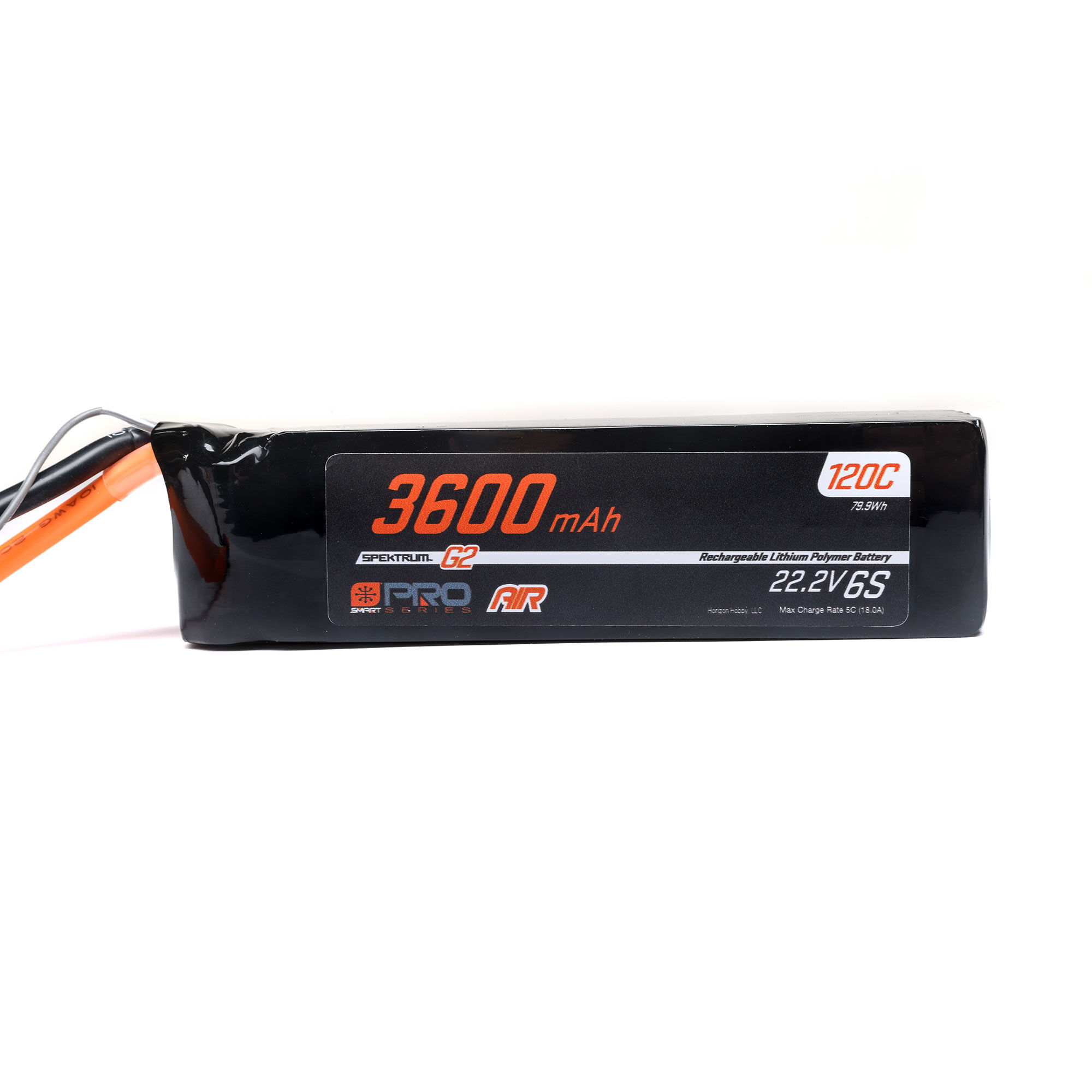 Spektrum Accessories 22.2V 3600mAh 6S 120C Smart G2 Pro Air LiPo Battery: IC5