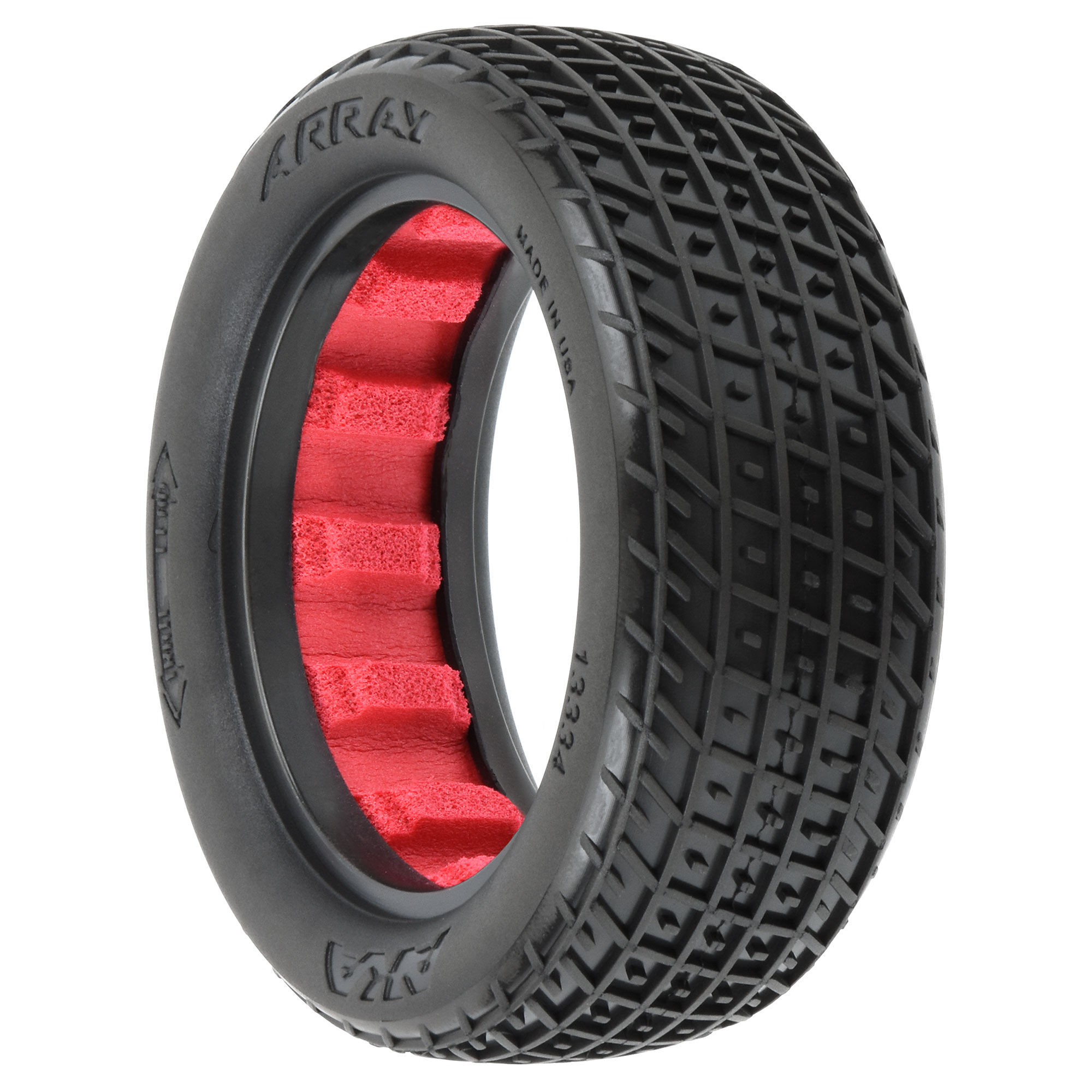 AKA PRODUCTS, INC. 1/10 Array Super Soft Long Wear 2WD/4WD Front 2.2" Dirt Oval Tires (2)