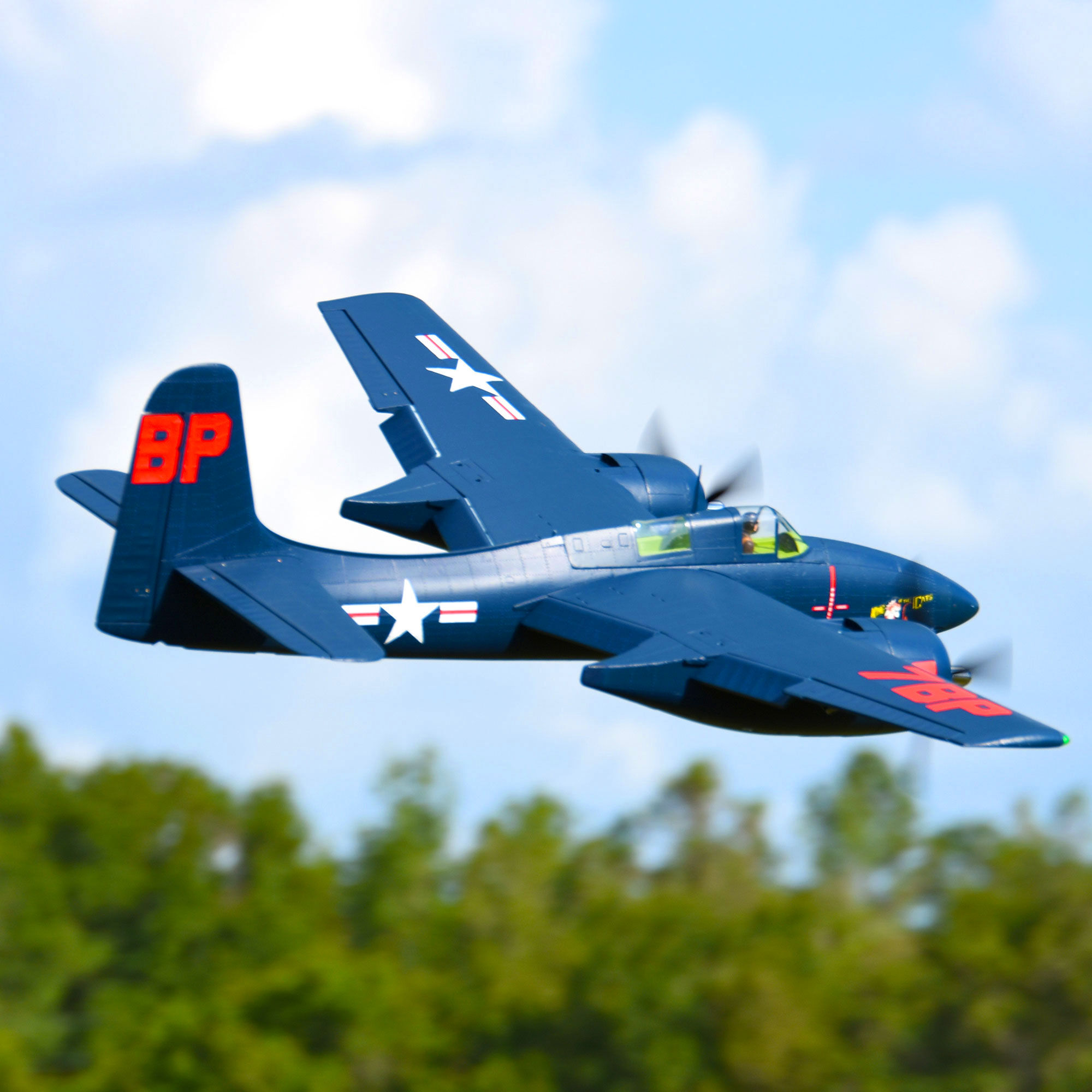 FMS F7F Tigercat 1700mm Blue PNP