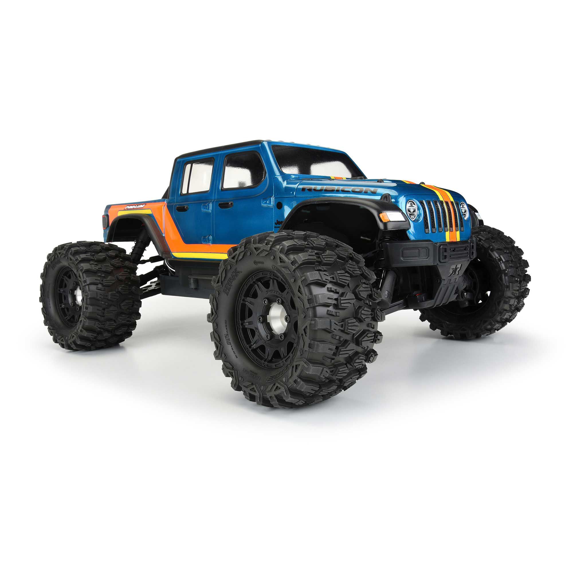 Pro-Line Racing 1/10 Hyrax F/R 2.8" MT Tires Mounted 12mm/14mm Black Raid (2)