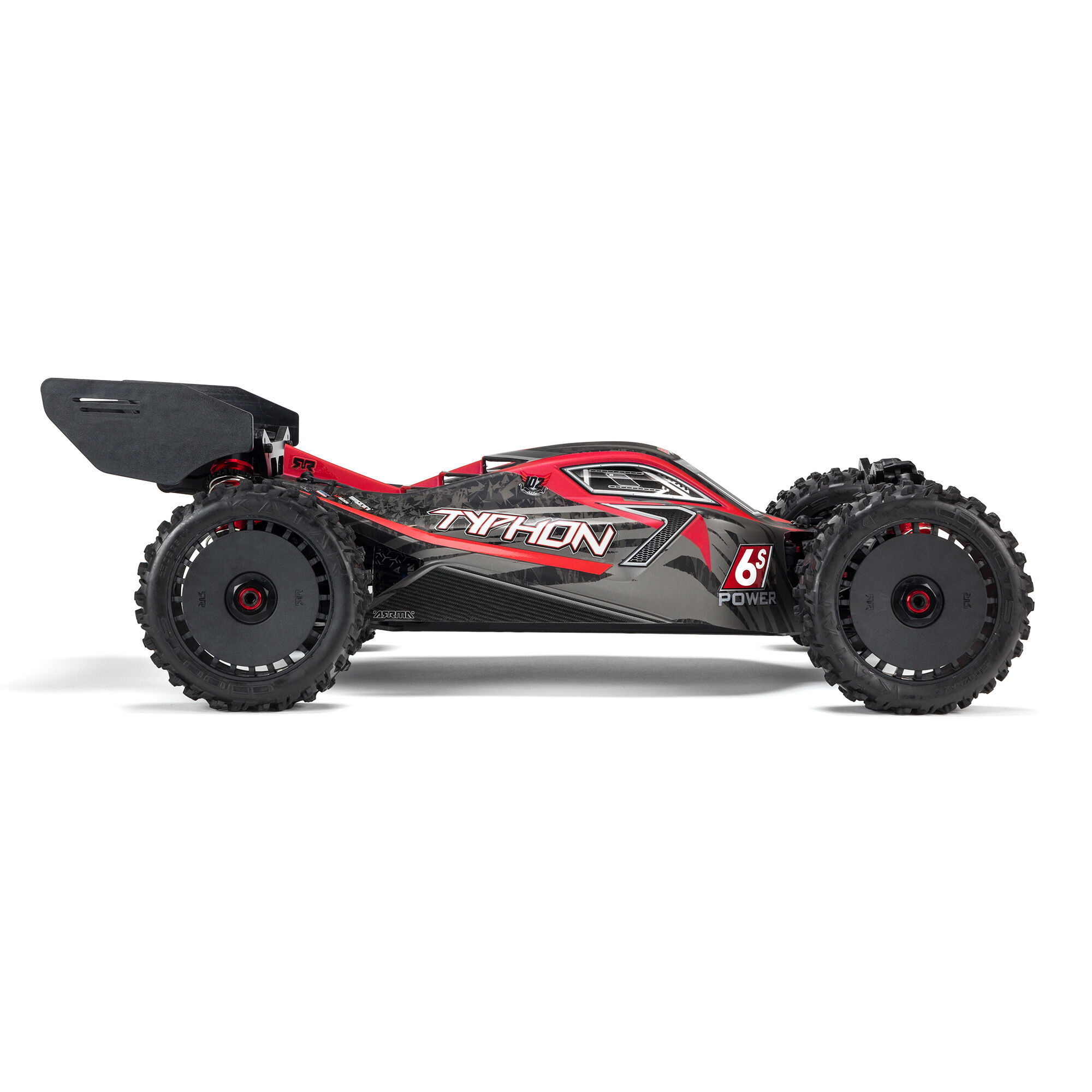 ARRMA 1/8 TYPHON 6S 4X4 RTR Brushless Buggy, Black