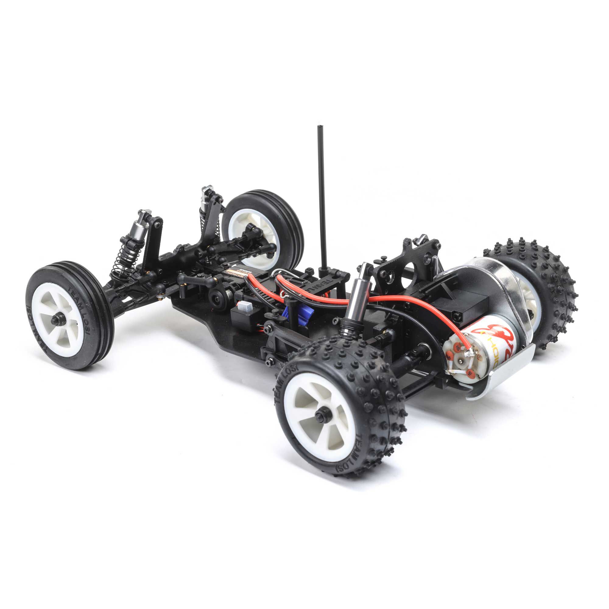 Losi 1/16 Mini JRX2 2S 2WD RTR Brushed Buggy (Battery & Charger Included), Black