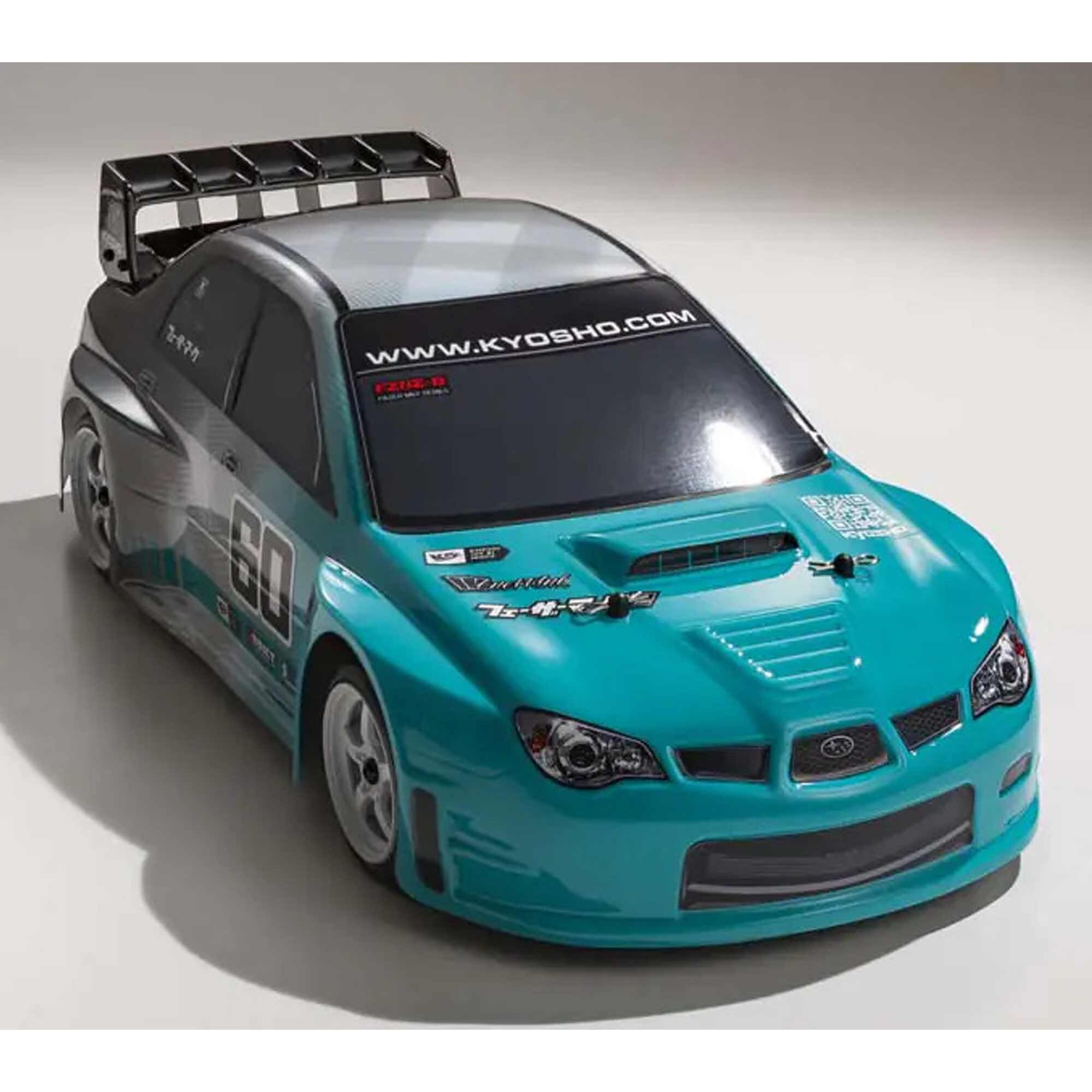 Kyosho 1/10 2006 Subaru Impreza Fazer Mk2 4x4 On-Road Touring RTR, Turquoise