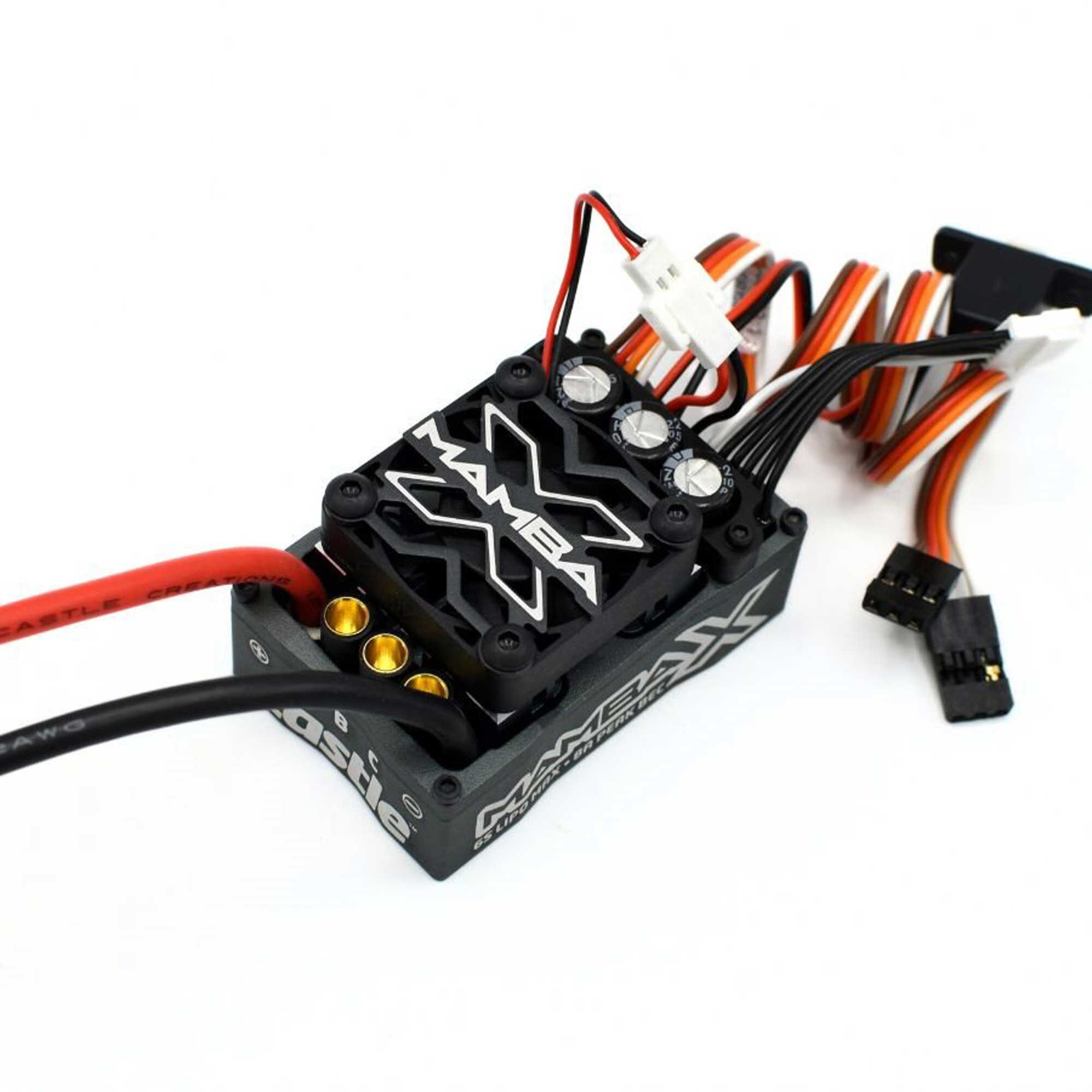 Castle Creations Mamba X Electronic Speed Control & 1515-2200KV V2 Sensored Motor Combo