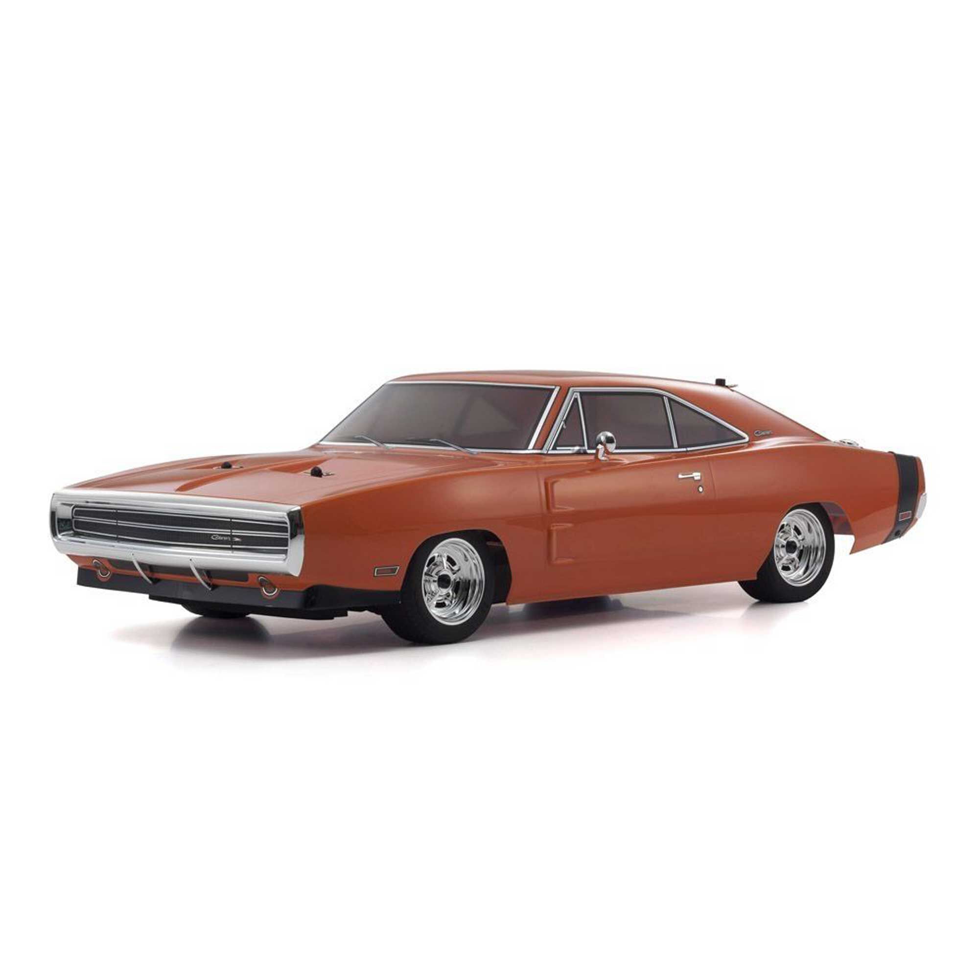 Kyosho 1/10 Fazer Mk2 Dodge Charger 1970 Hemi On-Road Tourning Car RTR, Orange