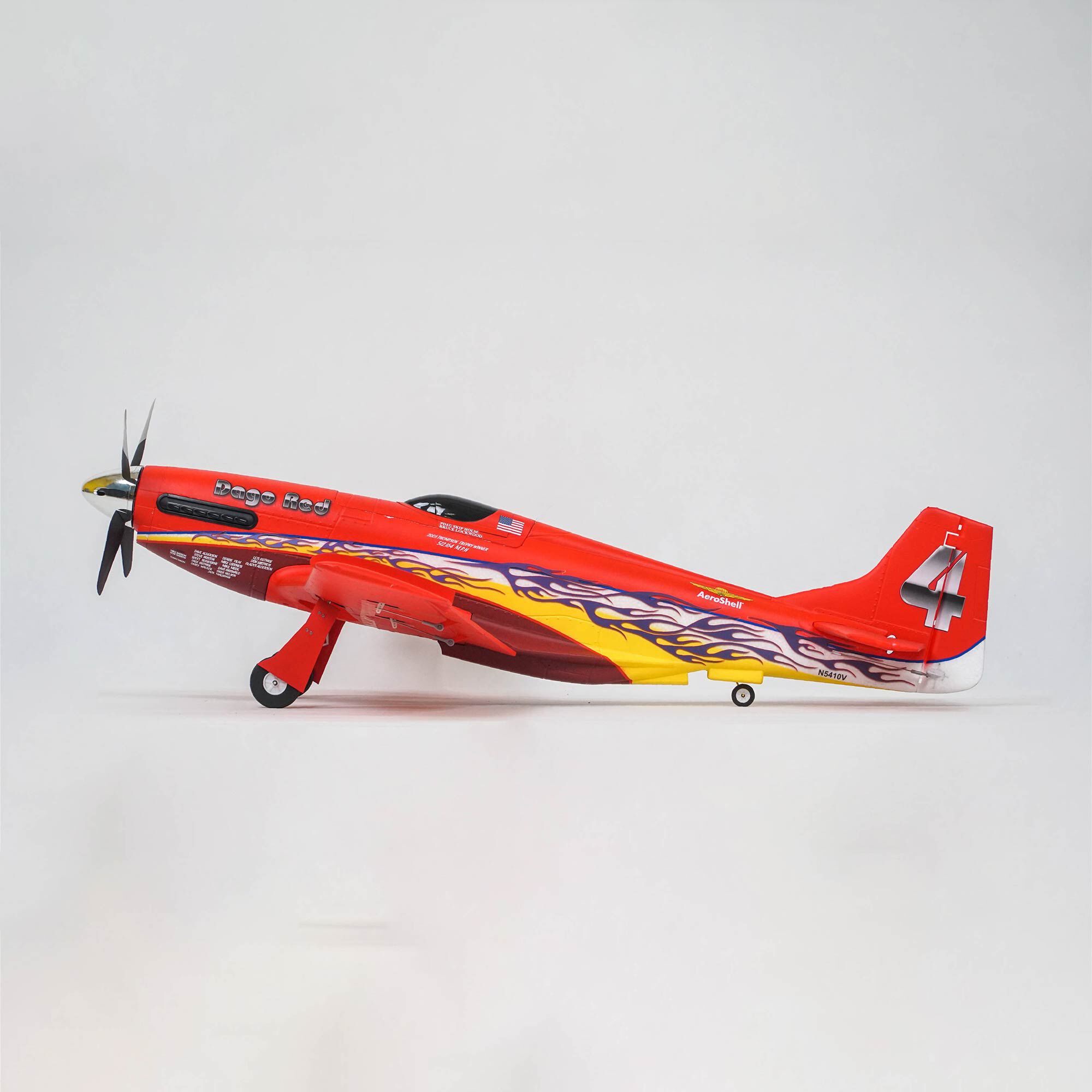 FMS P-51D Mustang 1100mm PNP, Dago Red