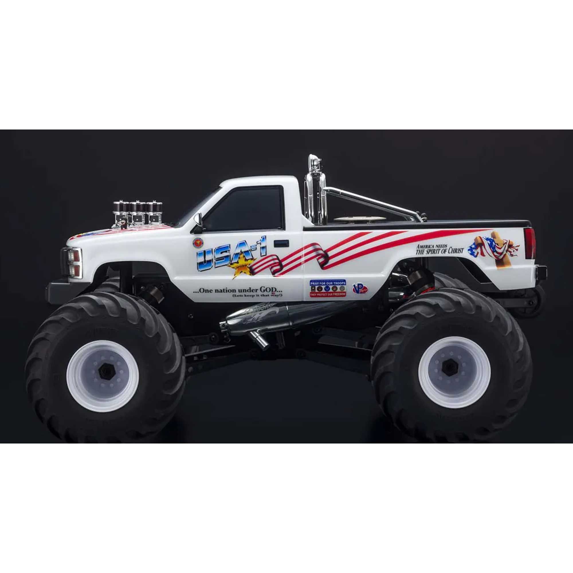 Kyosho 1/8 USA-1 GP .25 Engine 4x4 Nitro Monster Truck RTR