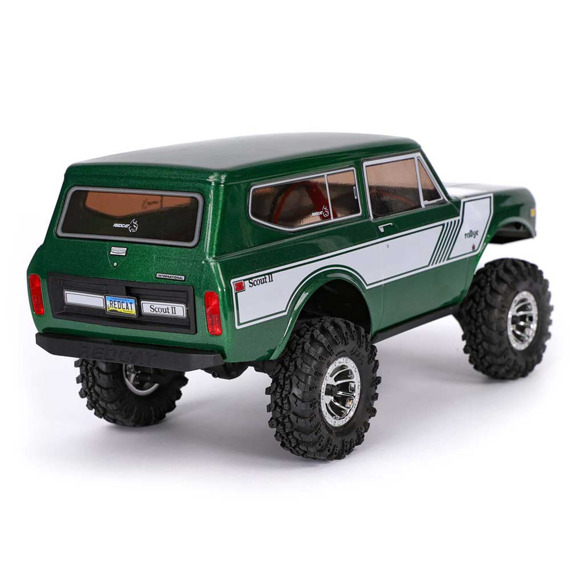 Redcat Racing 1/18 Ascent-18 International Scout II 4x4 Rock Crawler RTR, Green