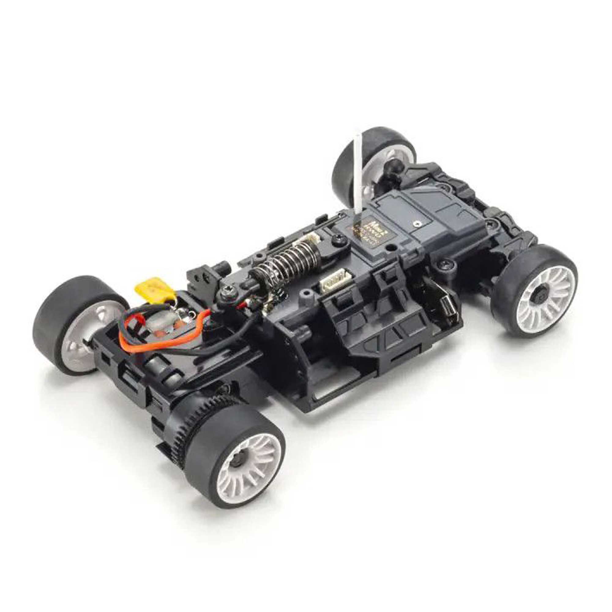 Kyosho 1/28 Chevrolet Corvette C8.R MR-04 MINI-Z RWD RTR, Chrome/ Yellow