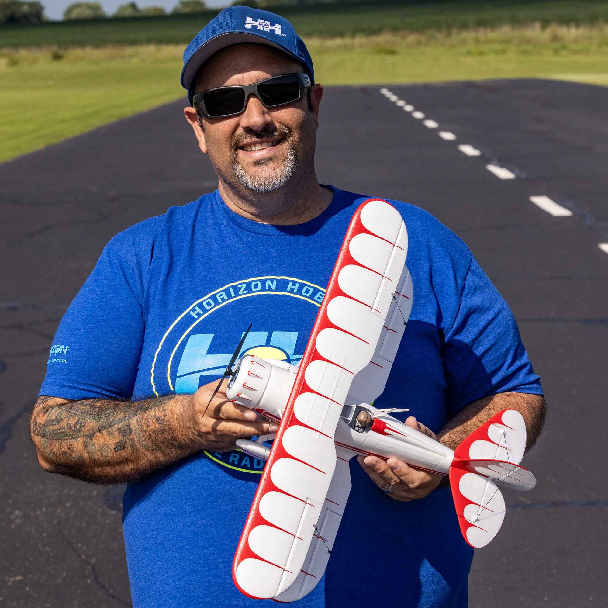 E-flite UMX WACO BNF Basic with AS3X and SAFE Select, White