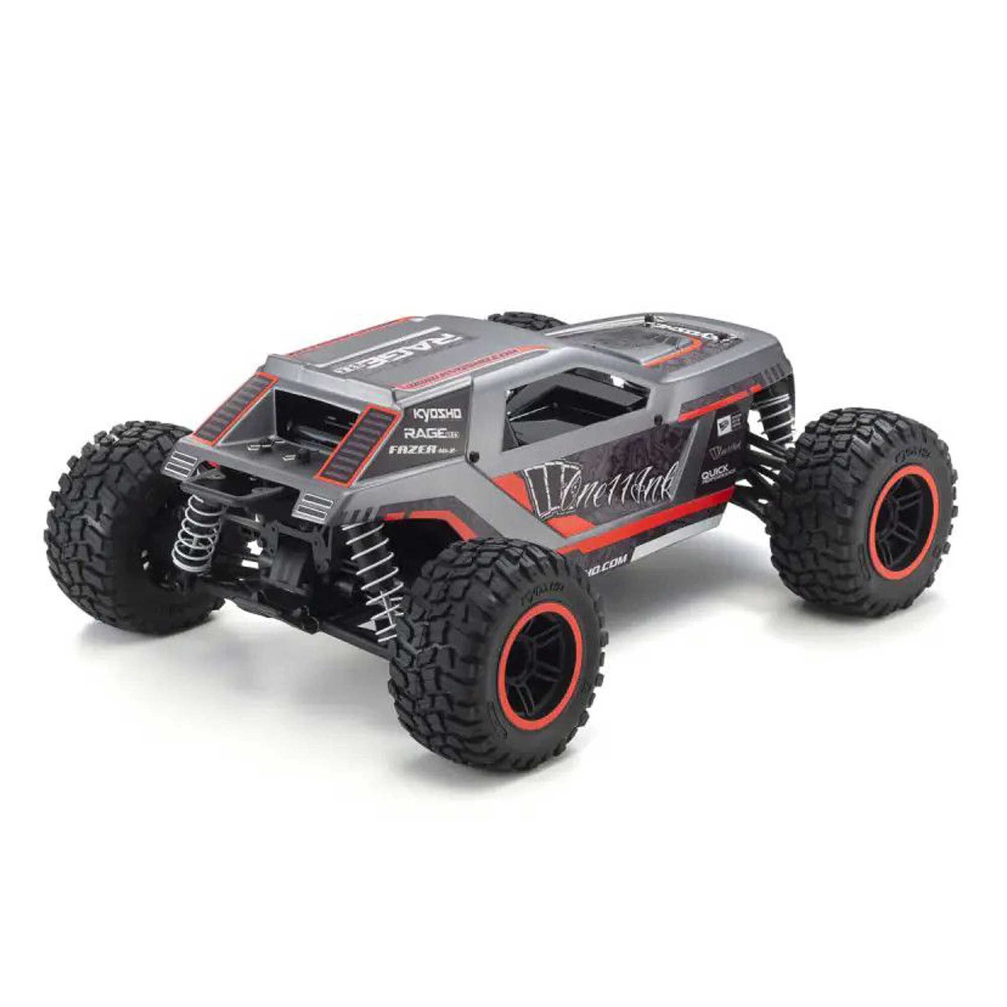 Kyosho 1/10 Fazer Mk2 Rage 2.0 4x4 Monster Truck RTR, Red