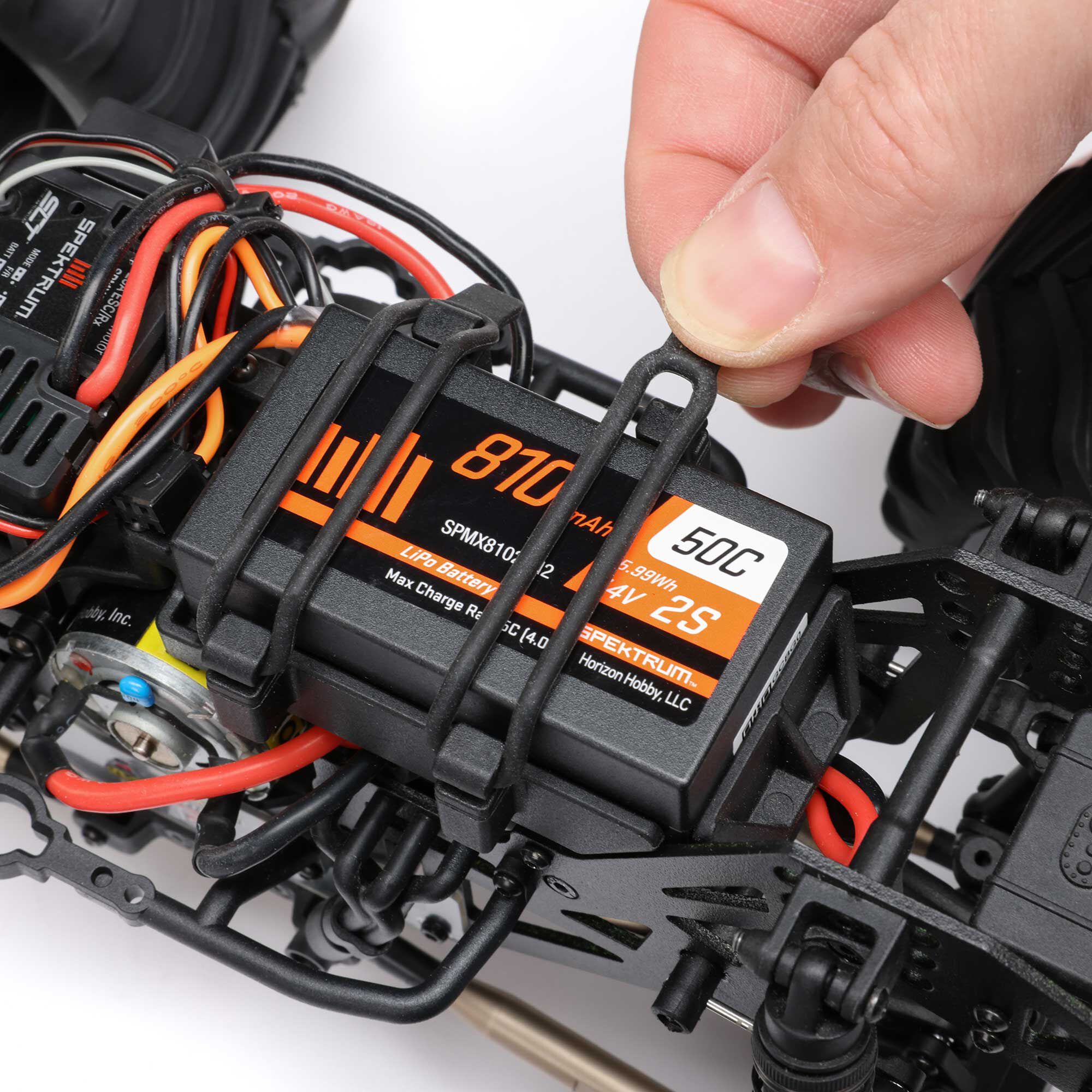 Losi 1/18 Mini LMT Megalodon 2S 4X4 RTR Brushed Monster Truck (Battery & Charger Included), Blue