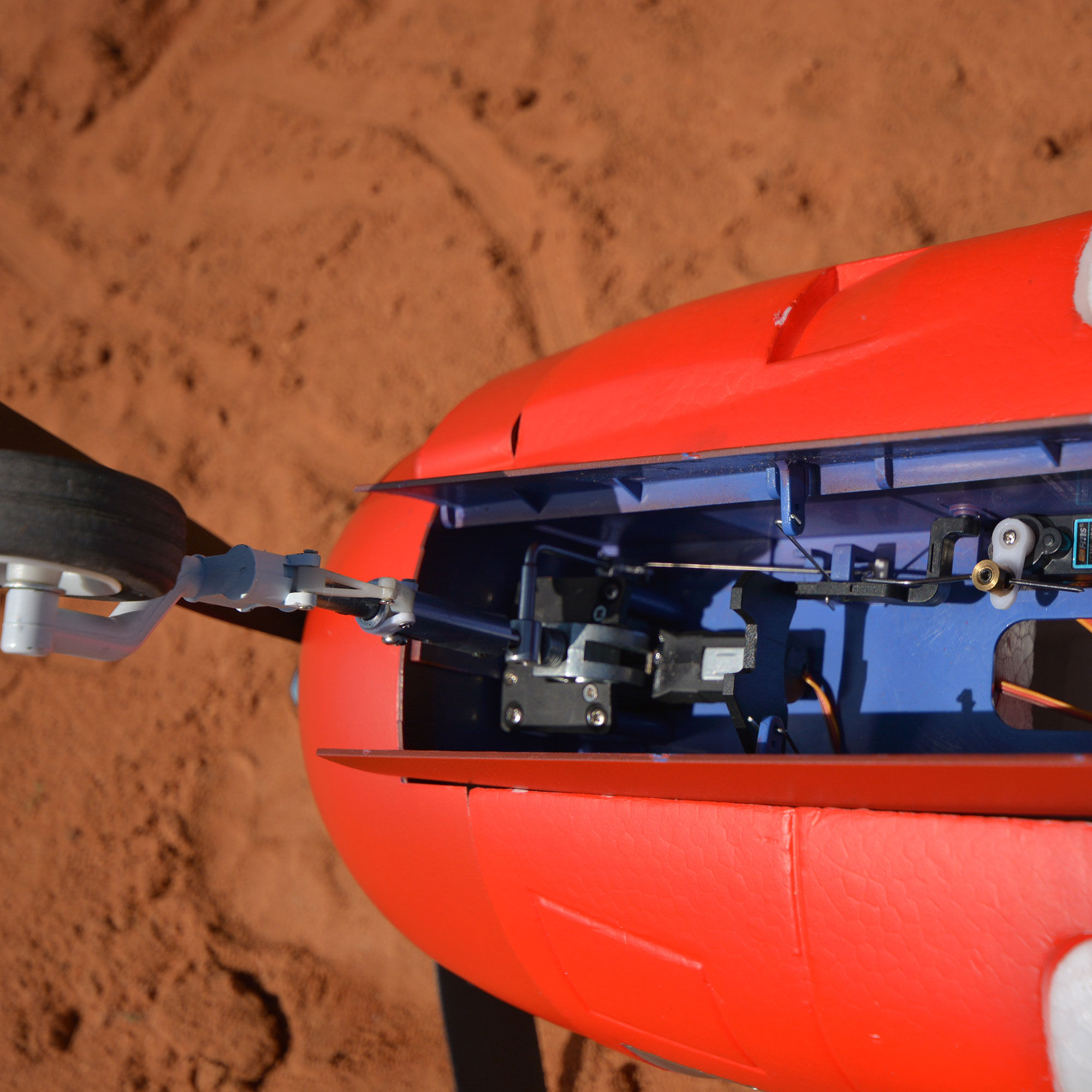 FMS T-28D Trojan V4 Red PNP, 1400mm