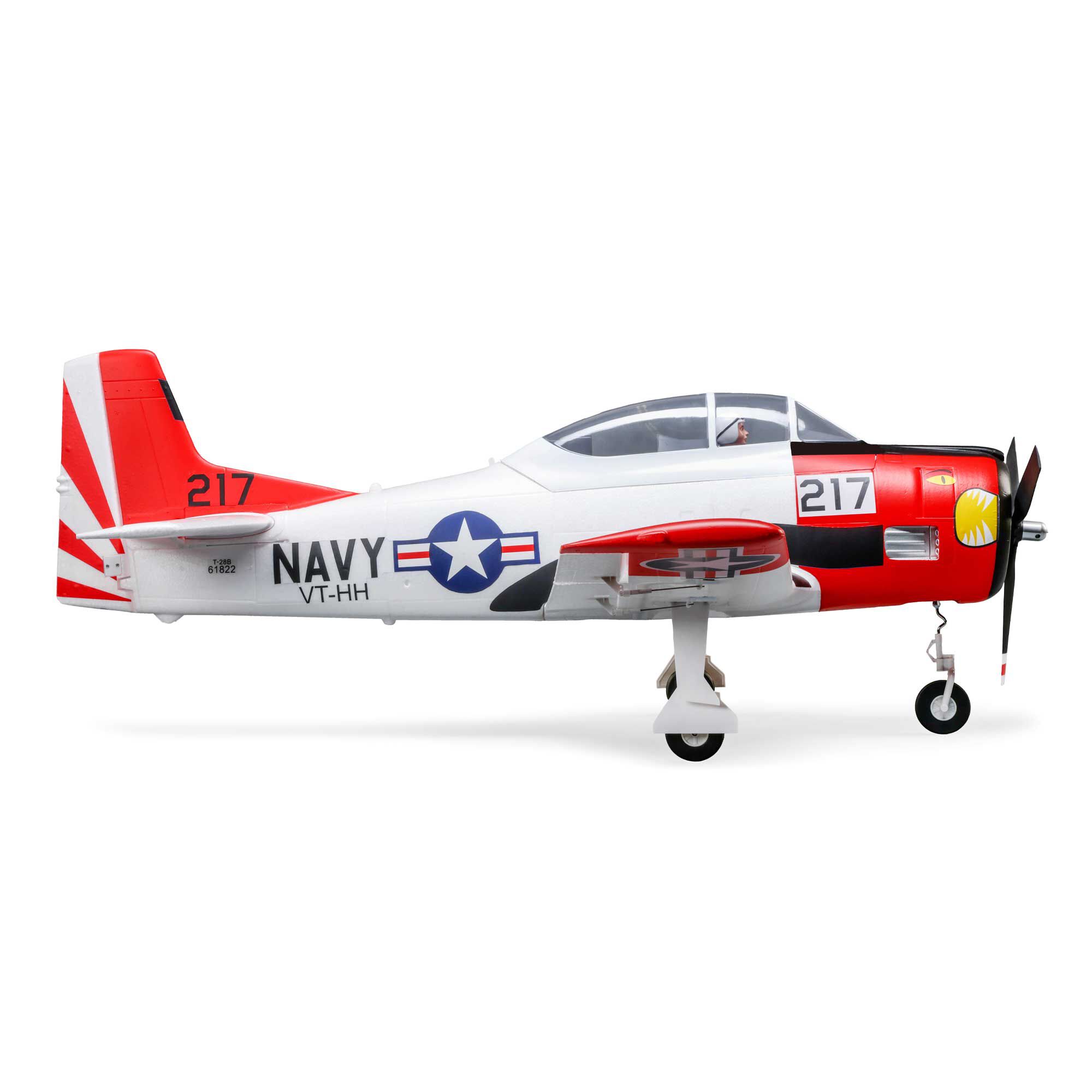 E-flite T-28 Trojan 1.2m BNF Basic with Smart