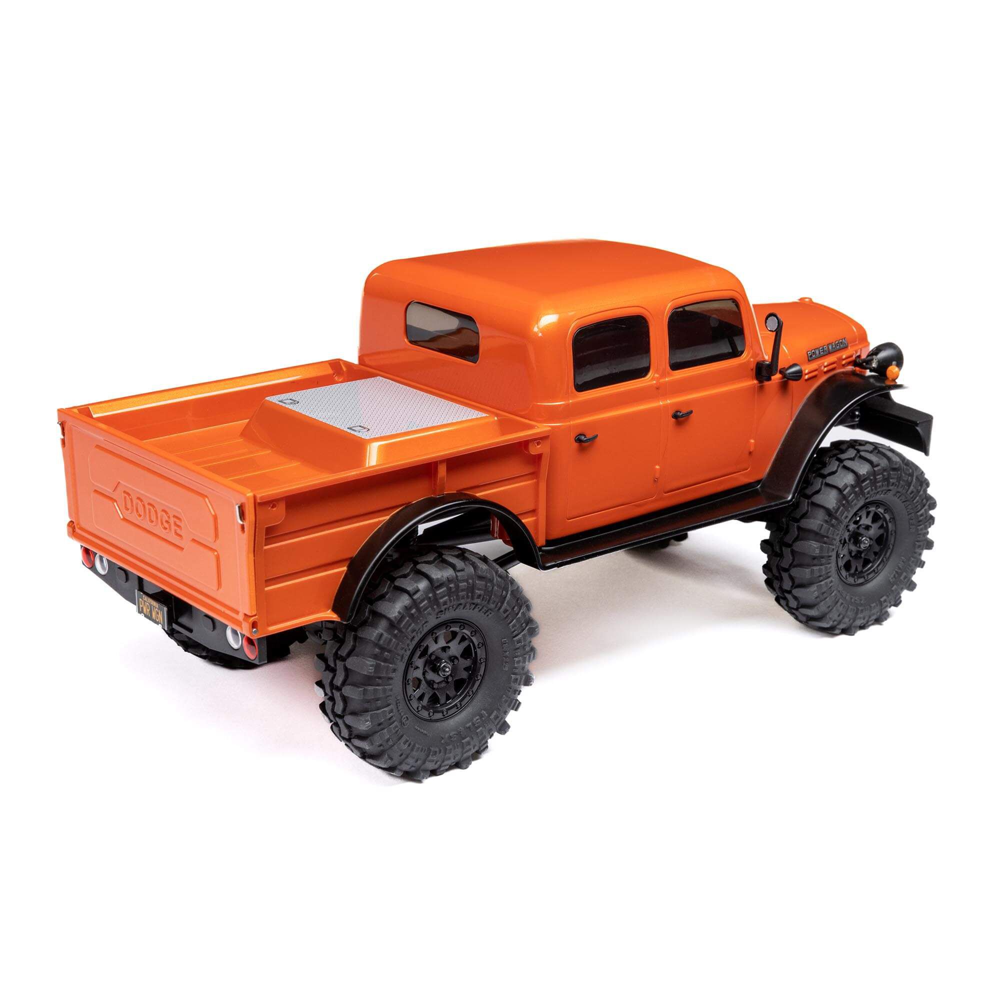 Axial 1/24 SCX24 Dodge Power Wagon 4X4 RTR Brushed Rock Crawler (Battery & Charger Included), Orange