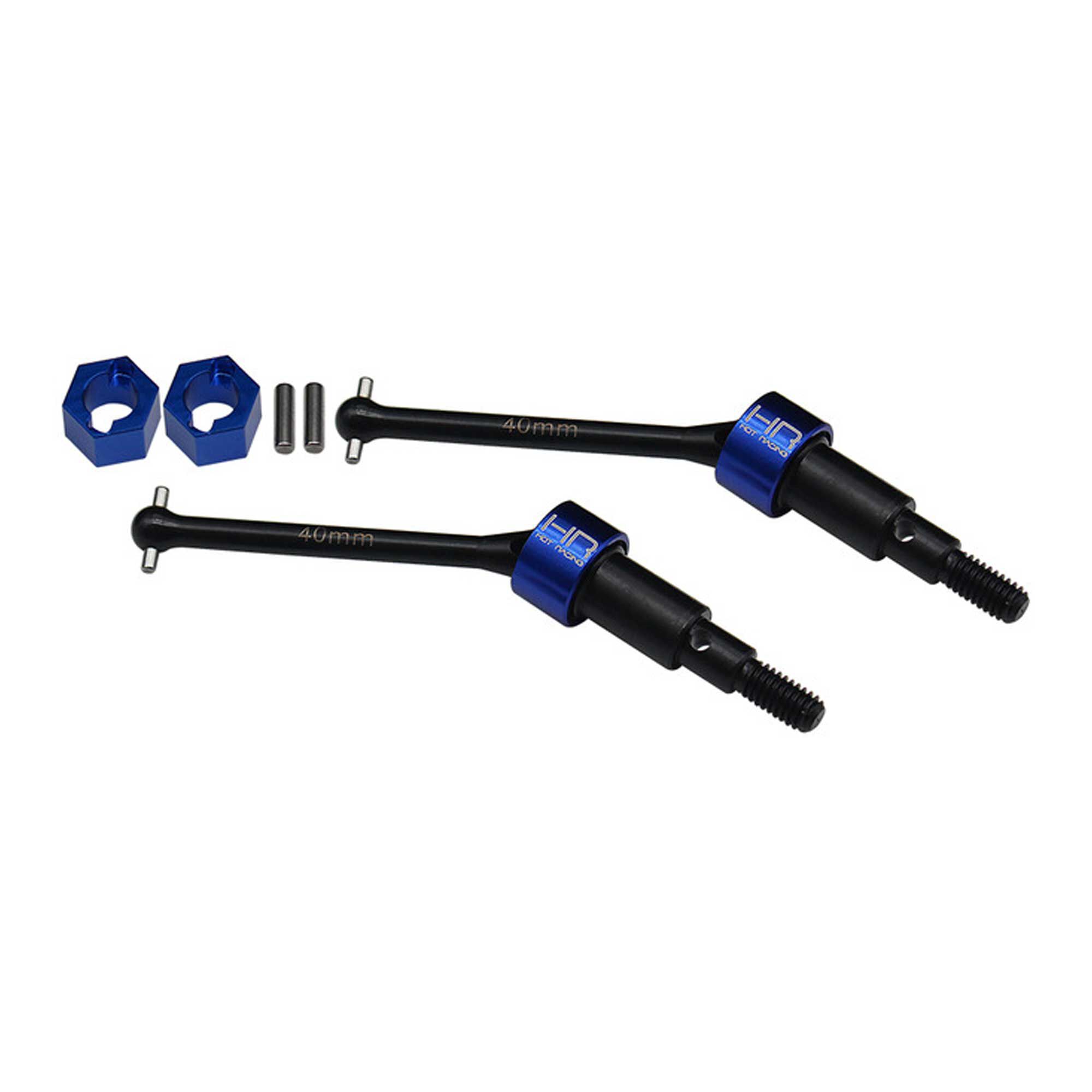 Hot Racing Rear Steel CVD Axle Set, ARRMA GROM & Losi NASCAR Vehicles