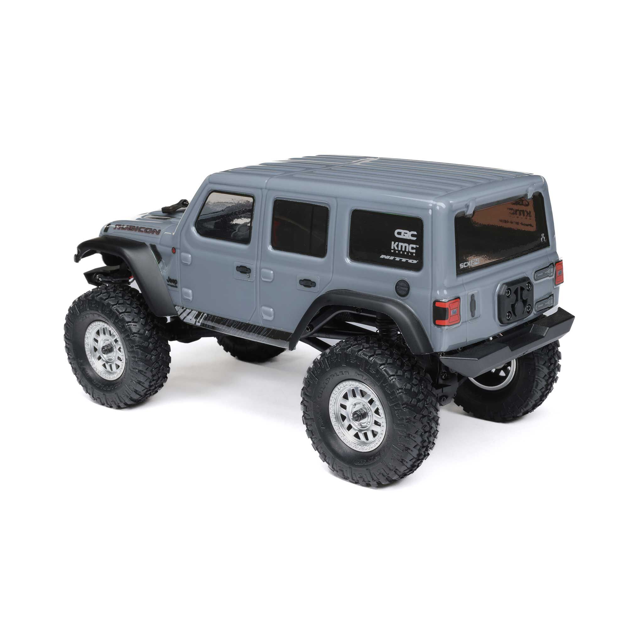 Axial 1/24 SCX24 2019 Jeep Wrangler JLU CRC 4X4 RTR Brushed Rock Crawler (Battery & Charger Included), Gray