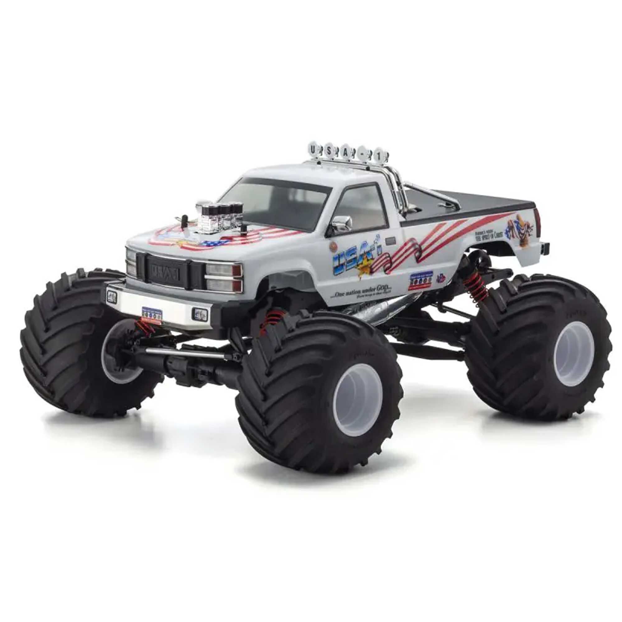 Kyosho 1/8 USA-1 GP .25 Engine 4x4 Nitro Monster Truck RTR