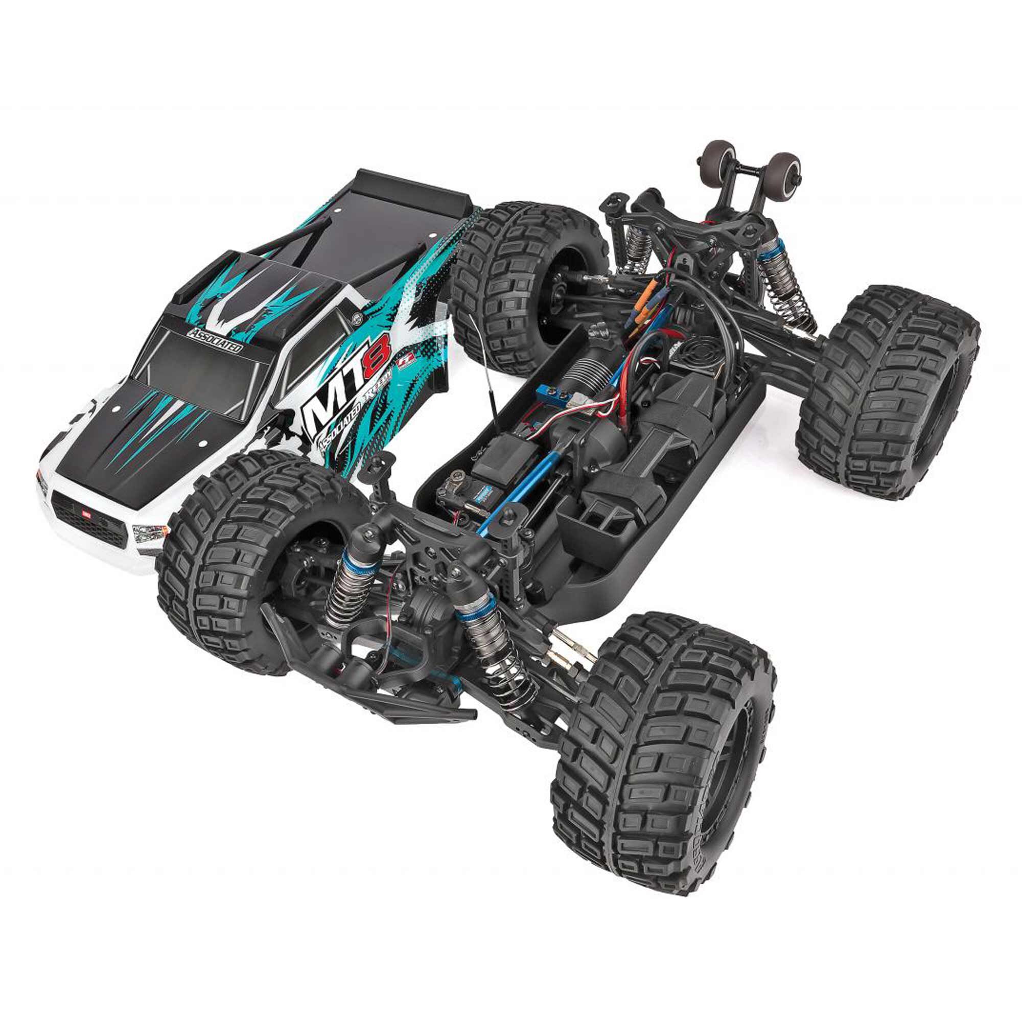 Team Associated 1/8 Rival MT8 4X4 Monster Truck RTR, Teal