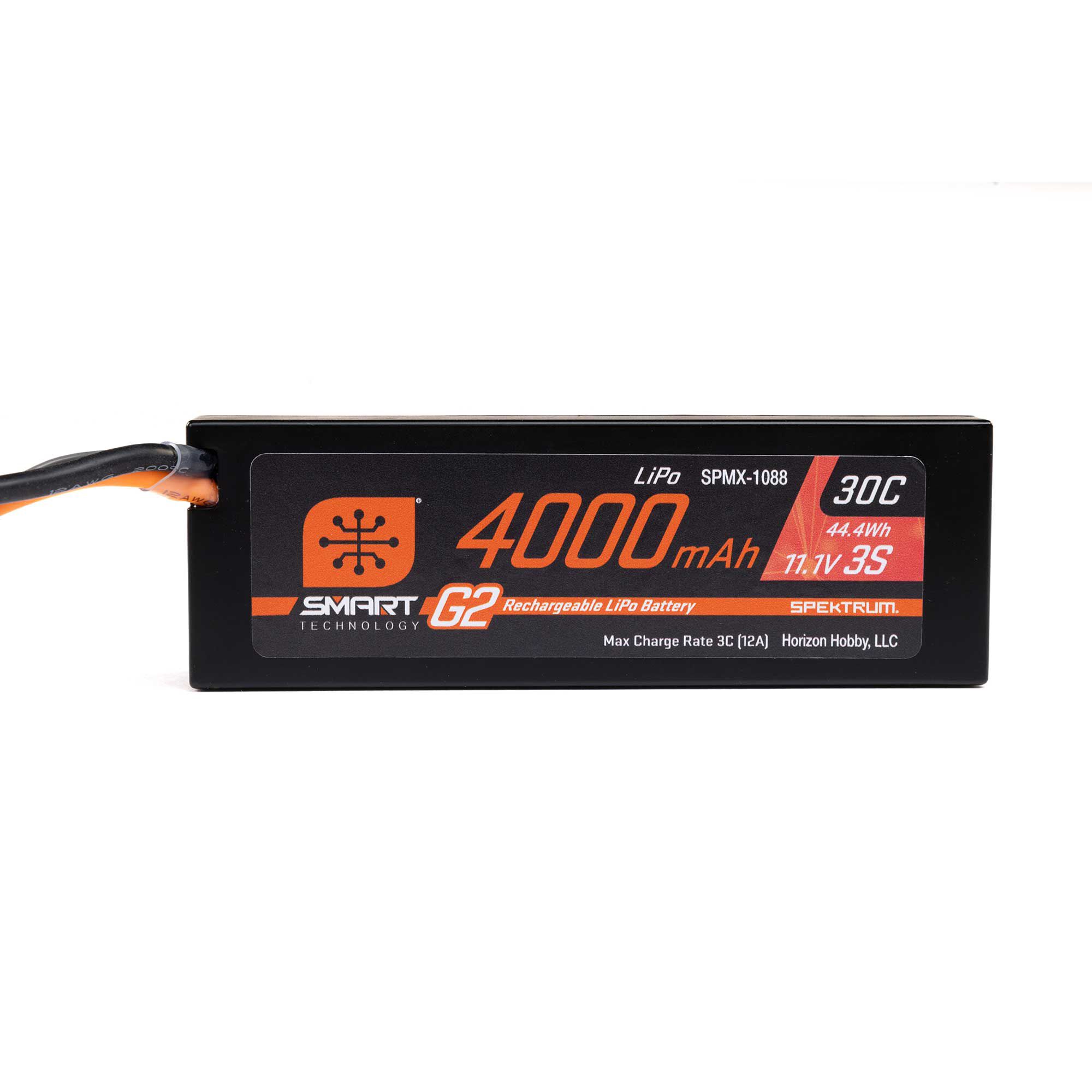 Spektrum Accessories 11.1V 4000mAh 3S 30C Smart G2 Hardcase LiPo Battery: IC5