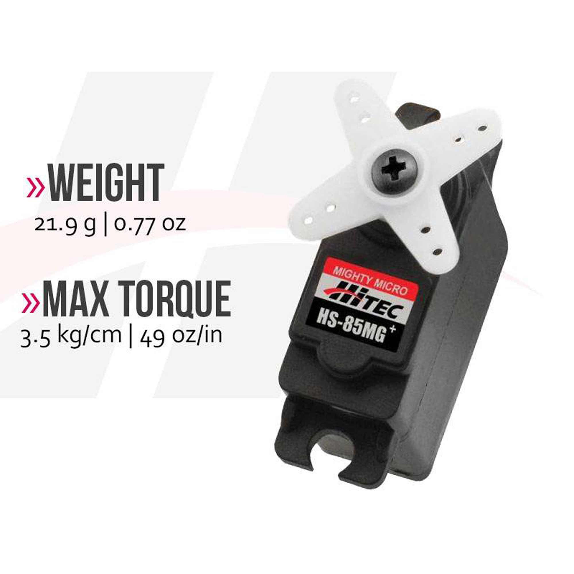 Hitec RCD Inc. HS-85MG Micro Analog Metal Gear Servo