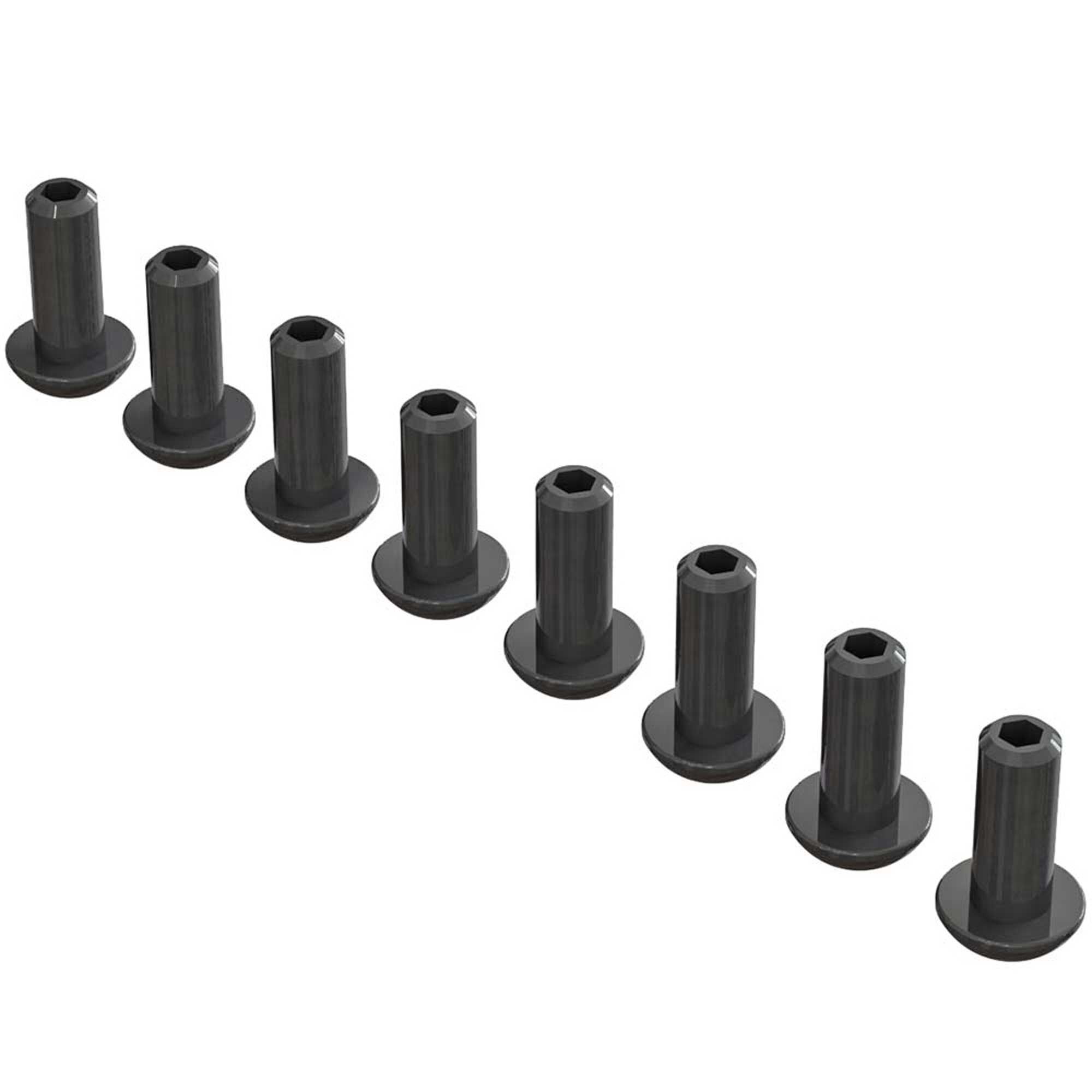 ARRMA Double Socket Button Head Screw 4x10mm (8)