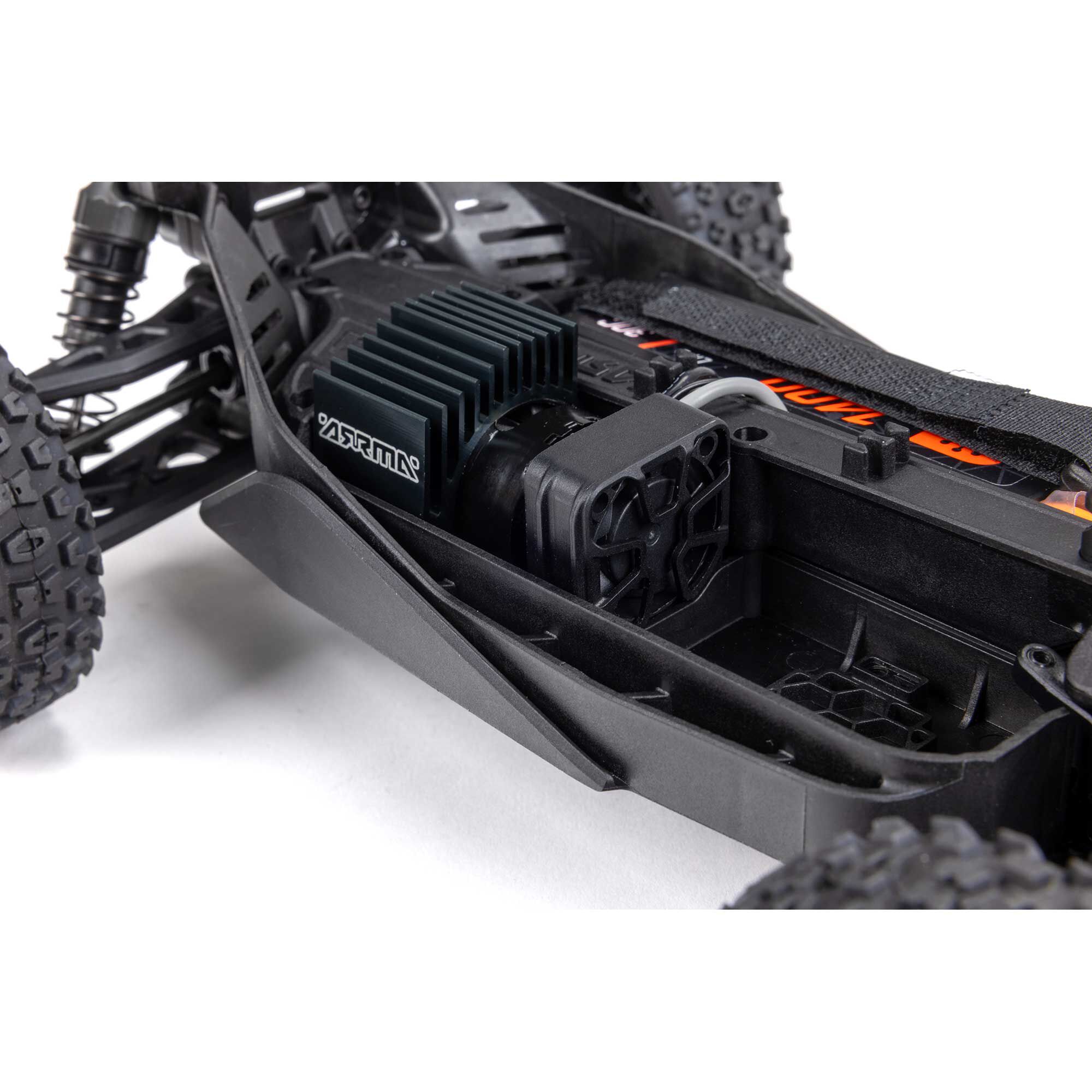 ARRMA 1/14 TYPHON GROM 4X4 RTR Brushed Buggy (Battery & Charger Included), Blue/Silver