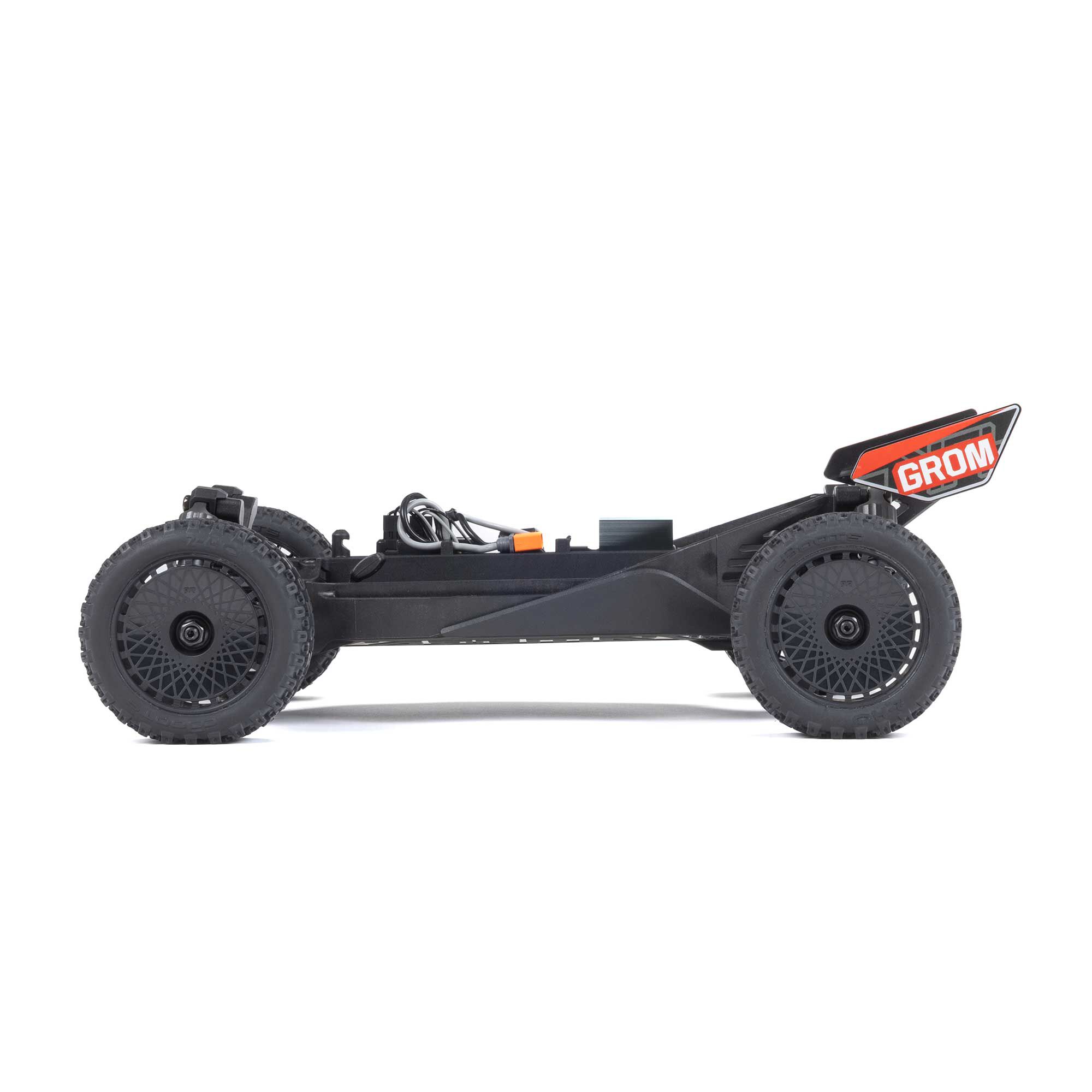 ARRMA 1/14 TYPHON GROM 4X4 RTR Brushed Buggy (Battery & Charger Included), Blue/Silver