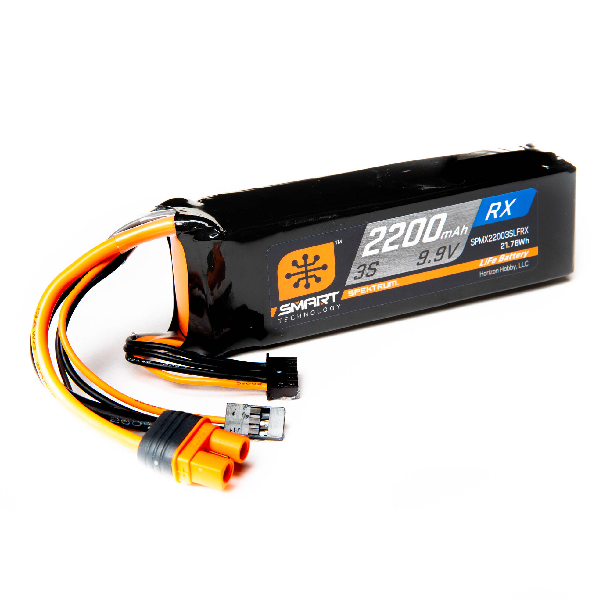 Spektrum Accessories 9.9V 2200mAh 3S Smart LiFe ECU Battery Pack: Universal Receiver, IC3