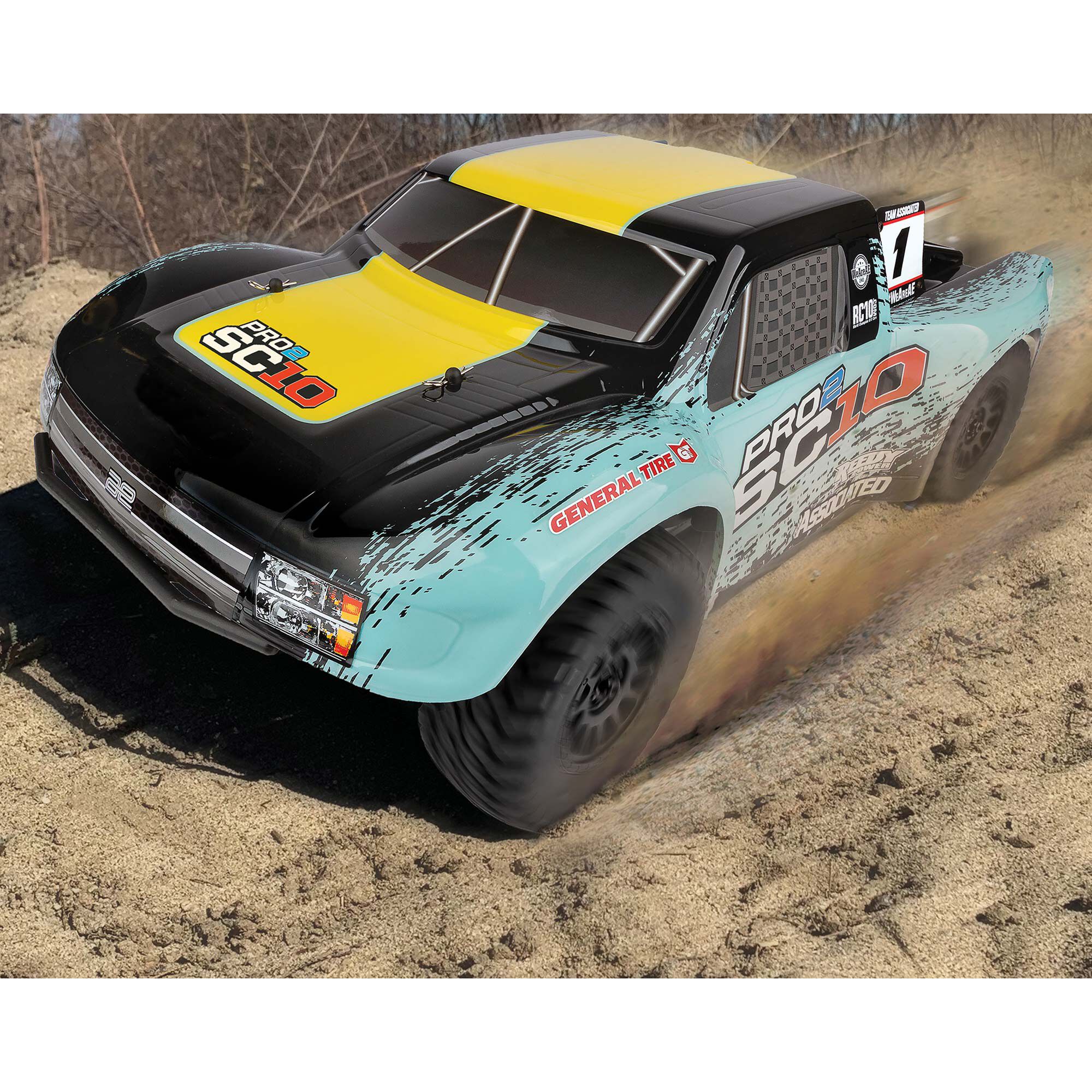 Team Associated 1/10 Pro2 SC10 2WD Short Course Truck RTR, LiPo Combo