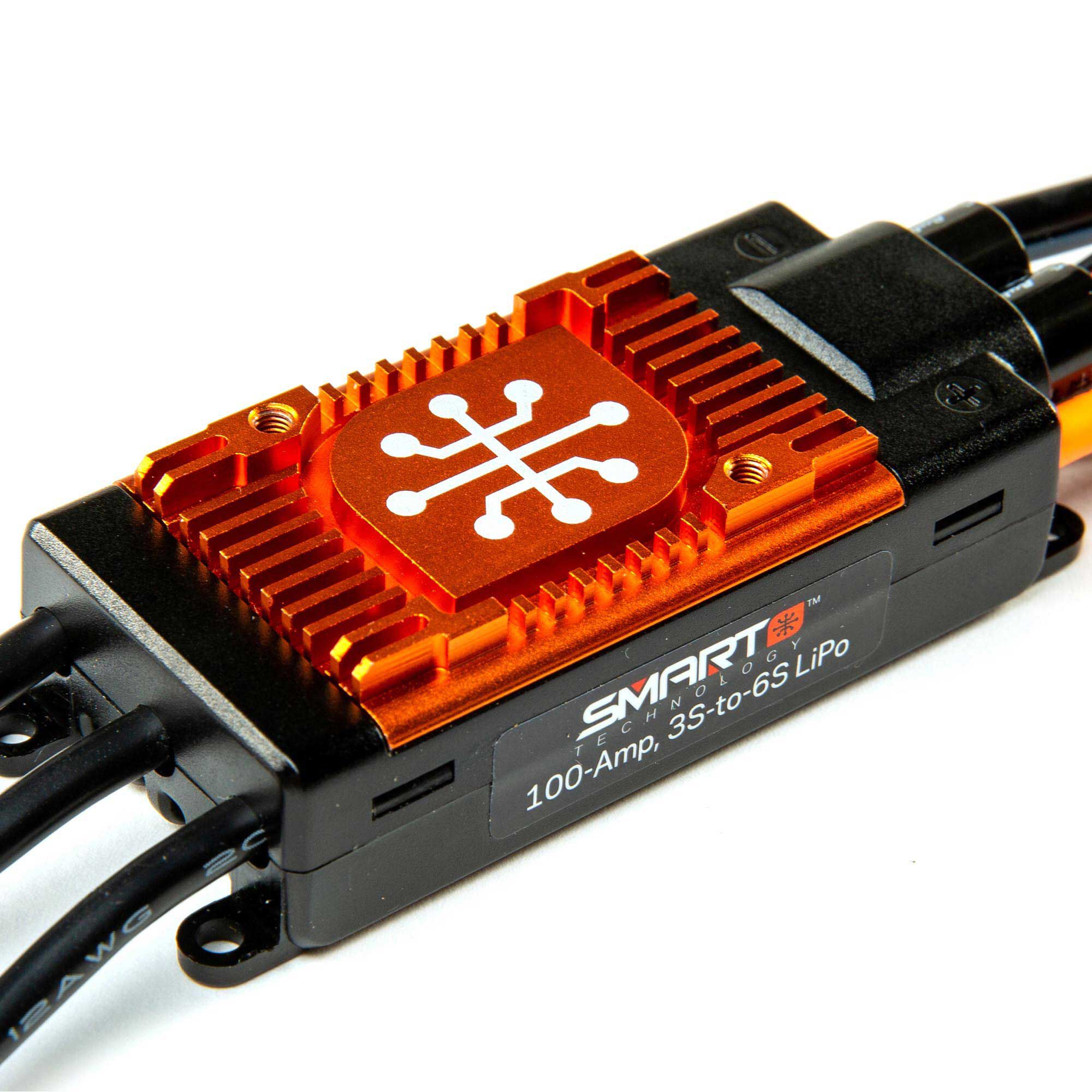 Spektrum Accessories Avian 100-Amp Brushless Smart ESC, 3S-6S