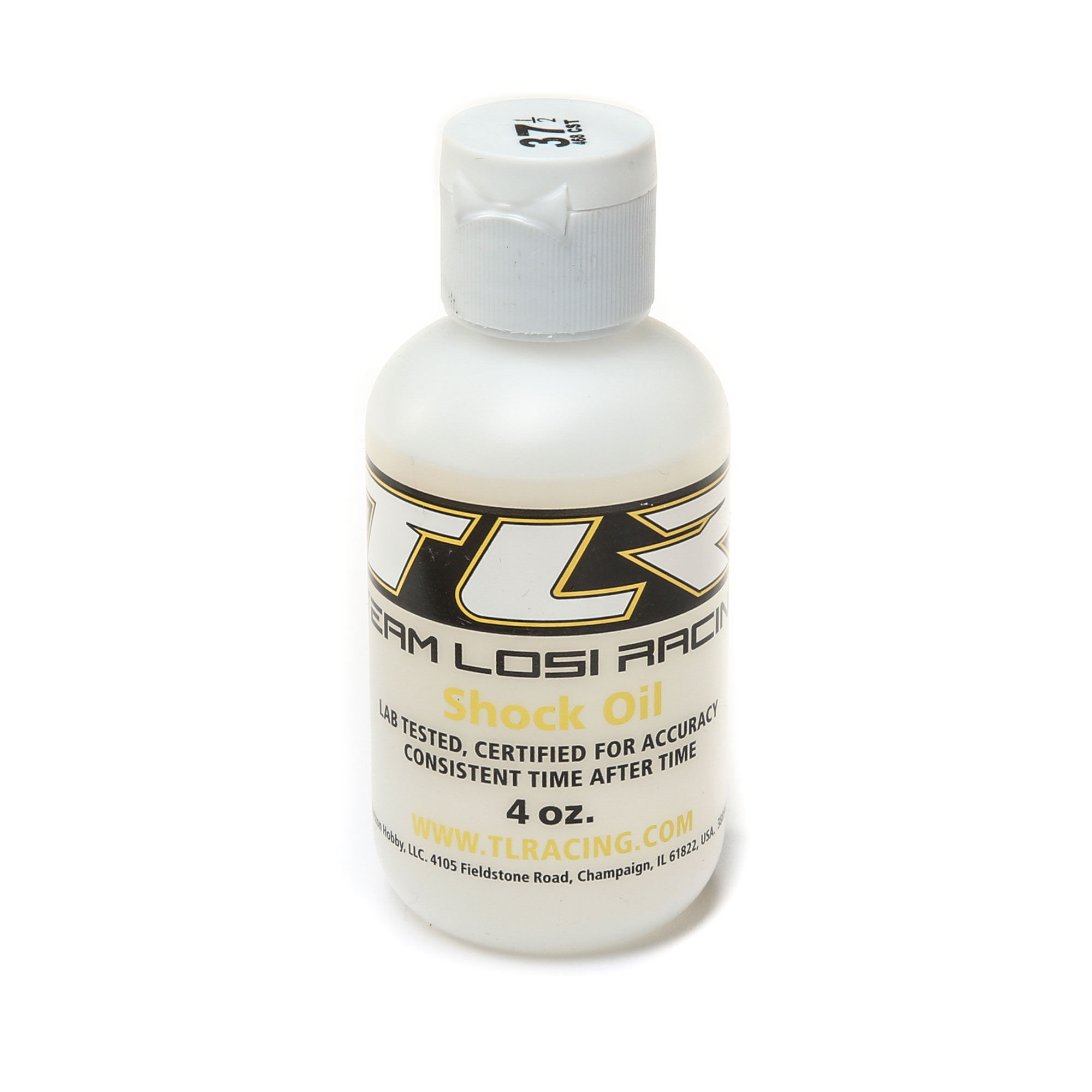 Team Losi Racing Silicone Shock Oil, 37.5WT, 468CST, 4oz