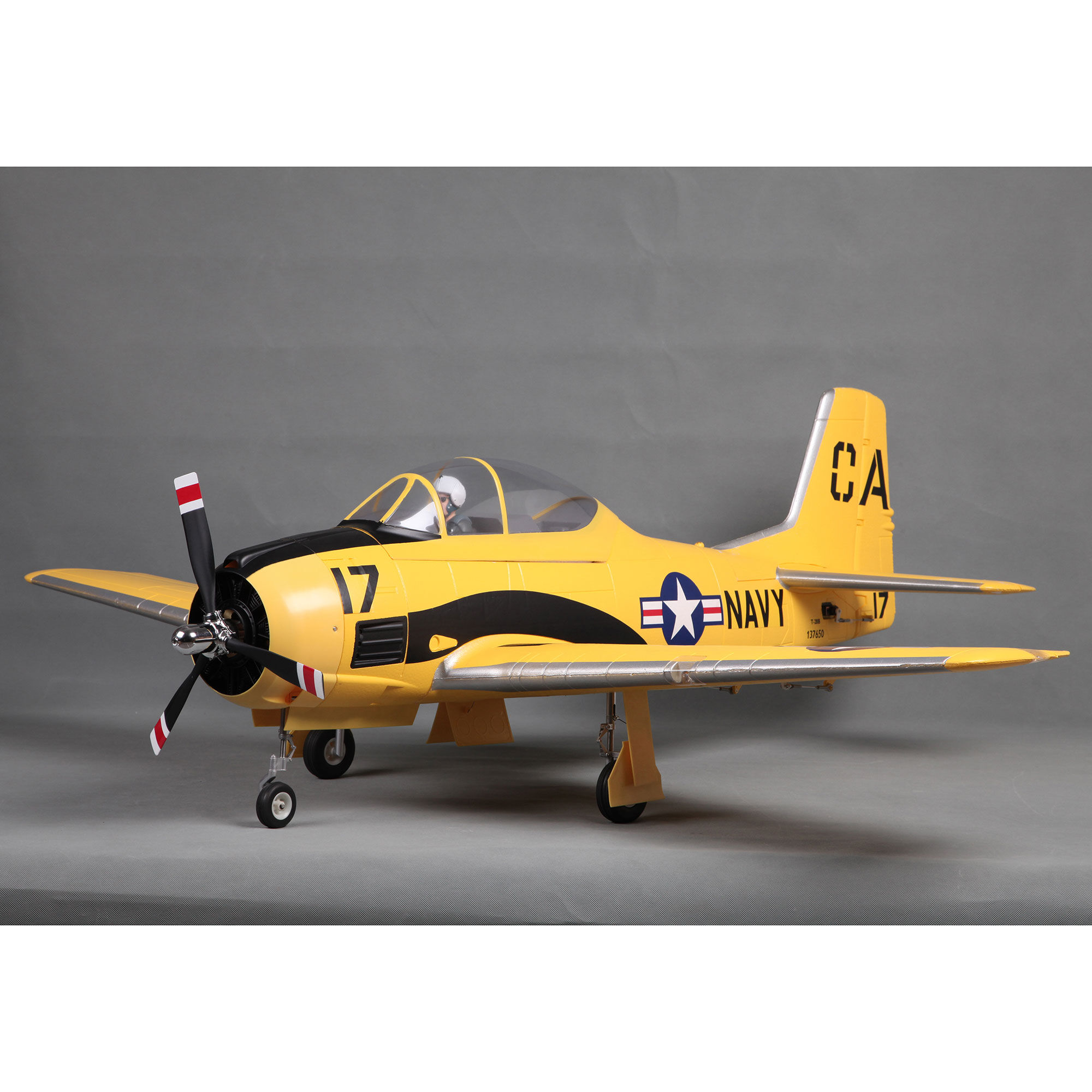 FMS T-28D Trojan V4 Yellow PNP, 1400mm