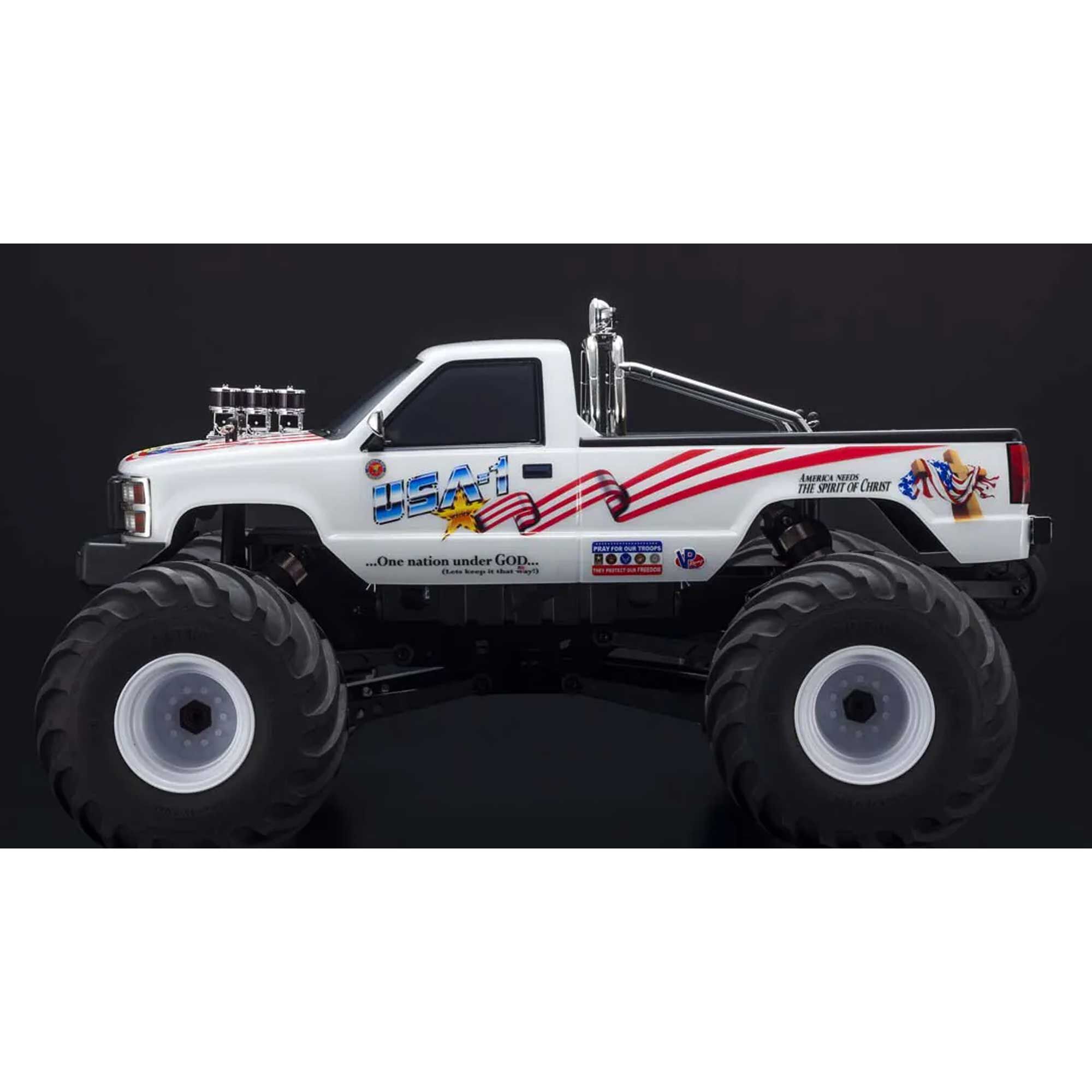 Kyosho 1/8 USA-1 VE 4S 4x4 Brushless Electric Monster Truck RTR